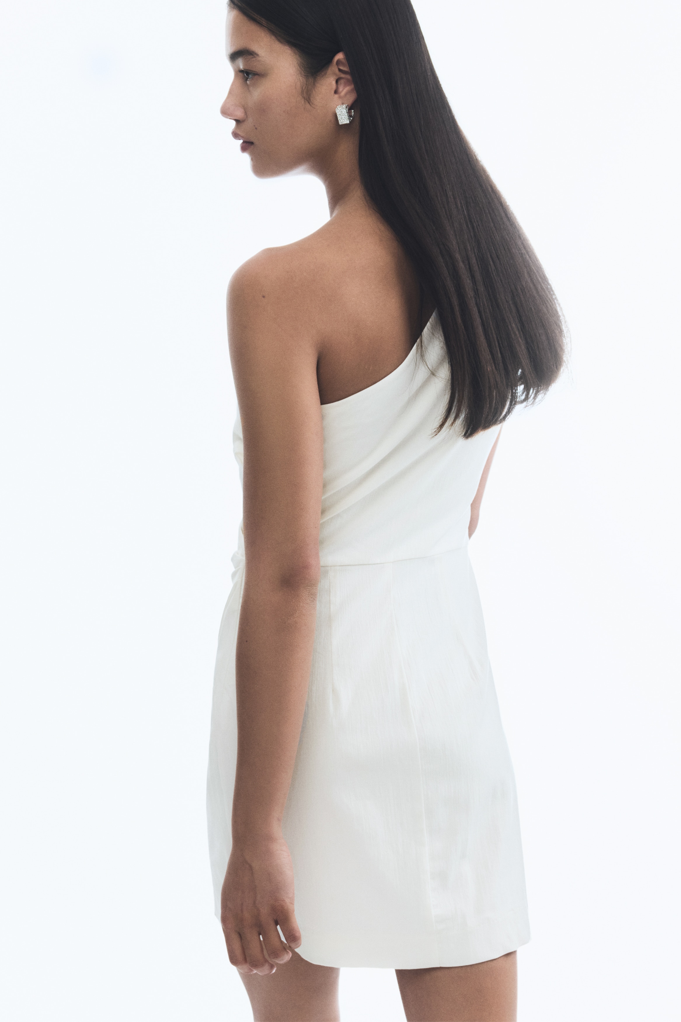white bodycon dress h&m White Ribbed Cap Sleeve Mini Bodycon Dress M | Women's Online Boutique | Boho Chic Style