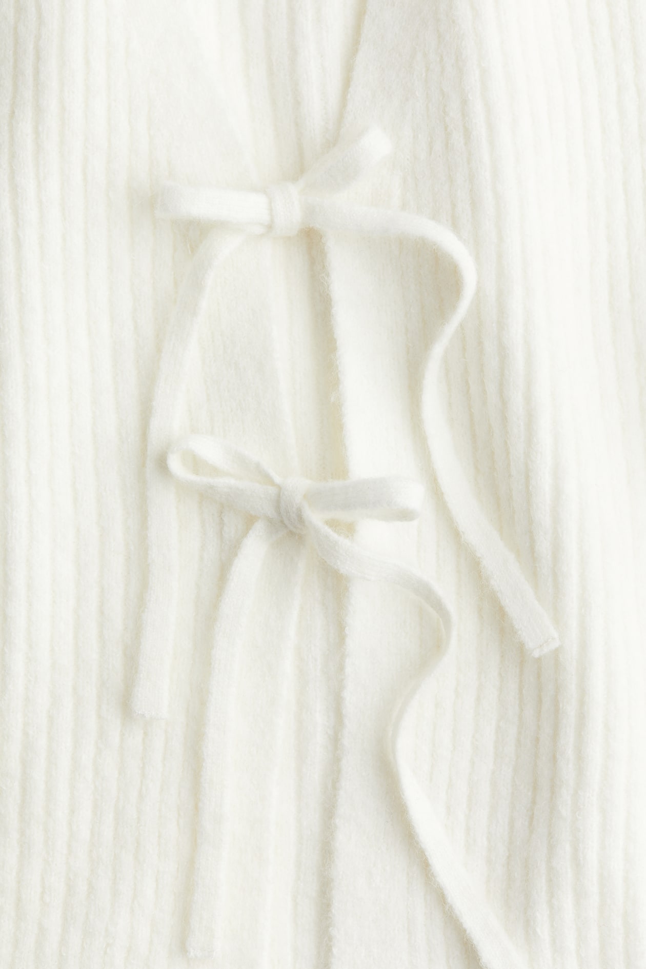 Tie-Detail Rib-Knit Top - image 2