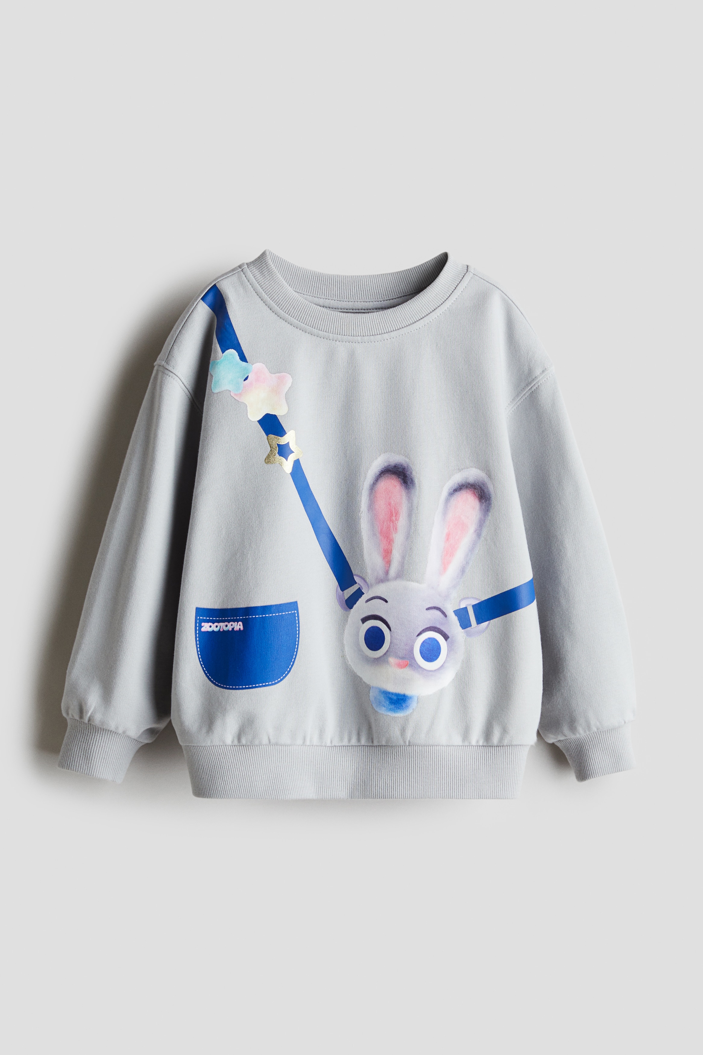 キャラクター プリント グレー スウェットシャツ トレーナー キャラクター」に該当するグレー/灰色系のメンズ