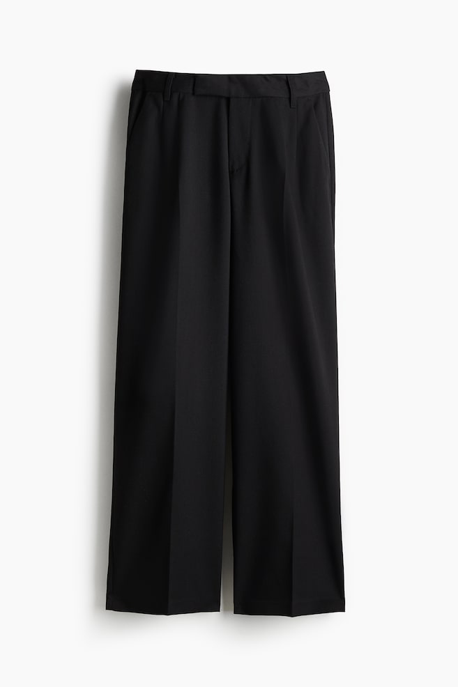 Tailored trousers - Black/Greige/Light grey marl - 1