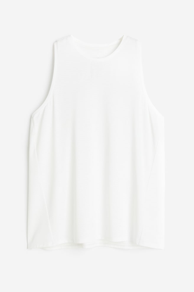DryMove™ Sports vest top - White/Black/Dark purple - 2