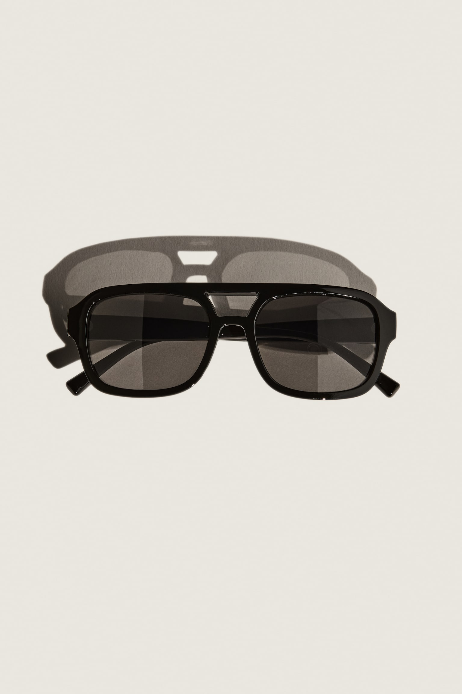 Aviator-style sunglasses - Black/Brown/Tortoiseshell-patterned - 1