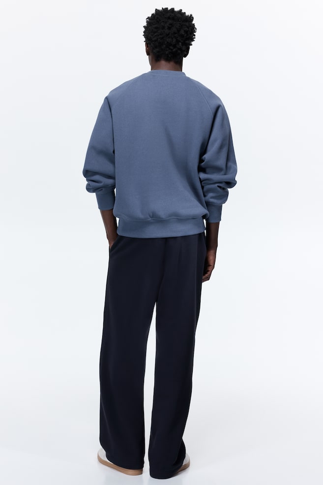 Loose-Fit Sweatpants - Navy blue/Light gray melange/Black/Brown/Light gray - 3