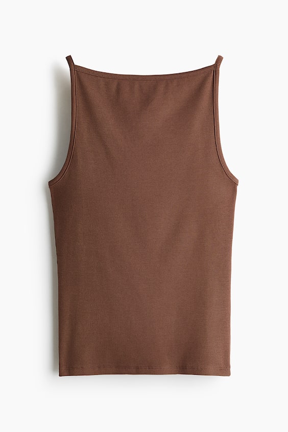 Женские топы H&M Ribbed Tank Top