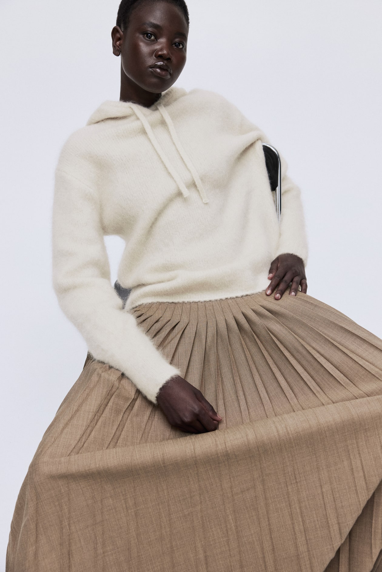 Mohair-Blend Hoodie - image 5