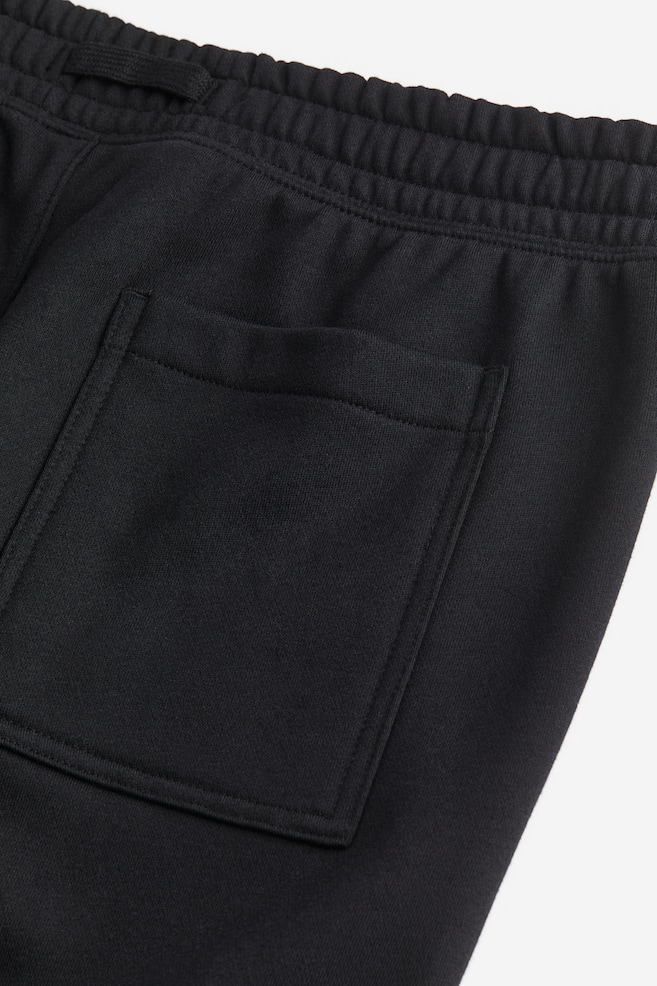Relaxed Fit Cargo joggers - Black/Khaki green - 4