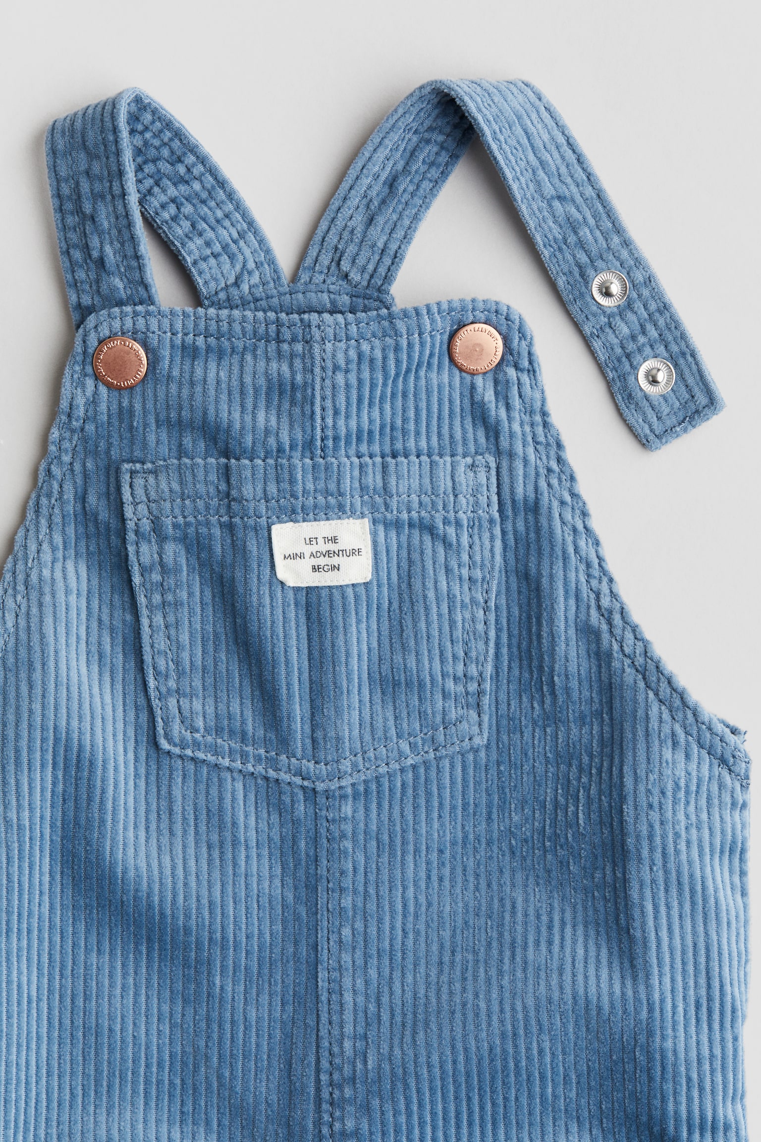 2-piece top and dungarees set - Light blue/Light grey/Grey/Beige/White - 2