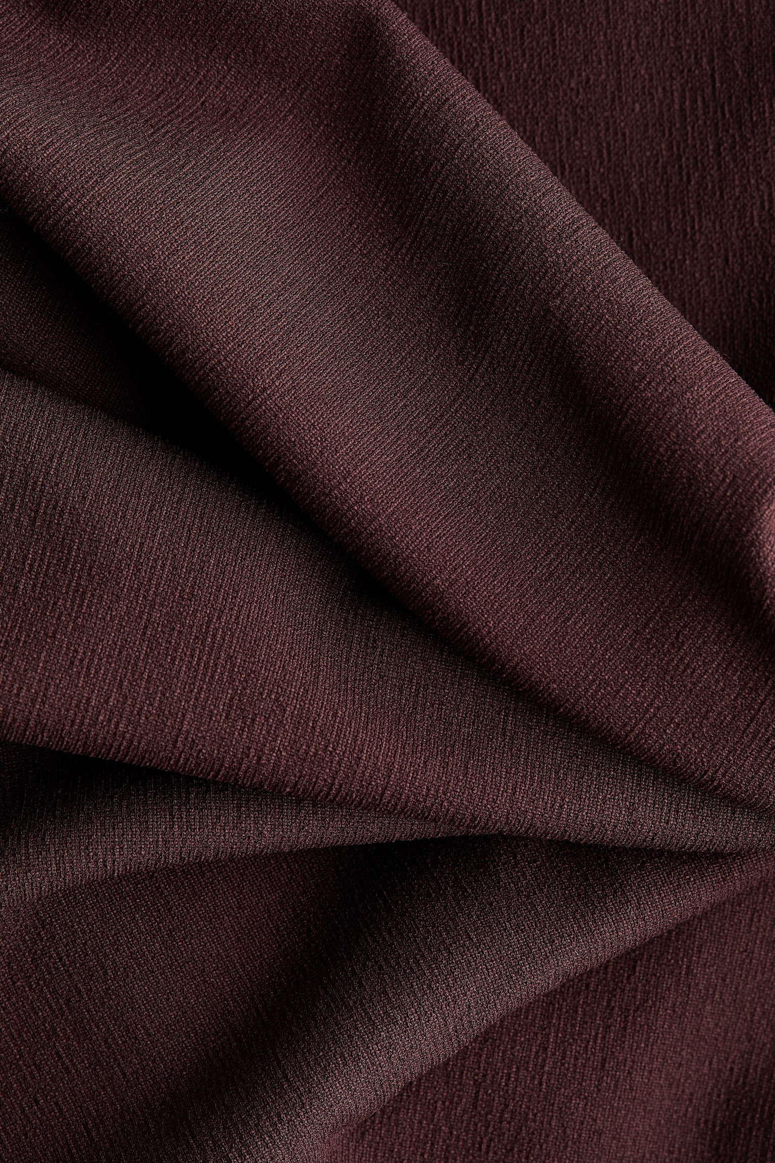 Twist-detail off-the-shoulder top - Dark brown - 3