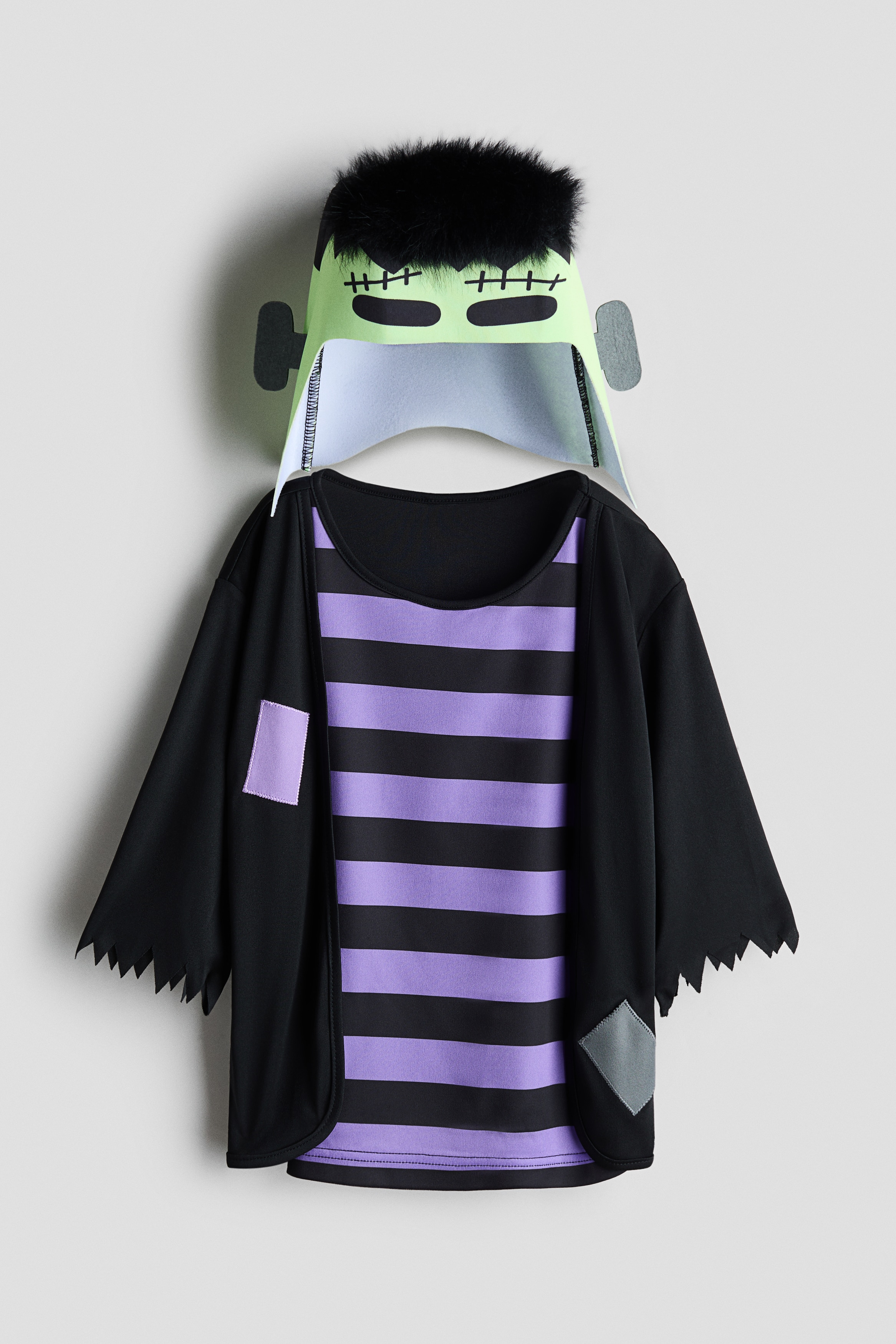 2-Piece Monster Costume Set - Black/Frankenstein's monster