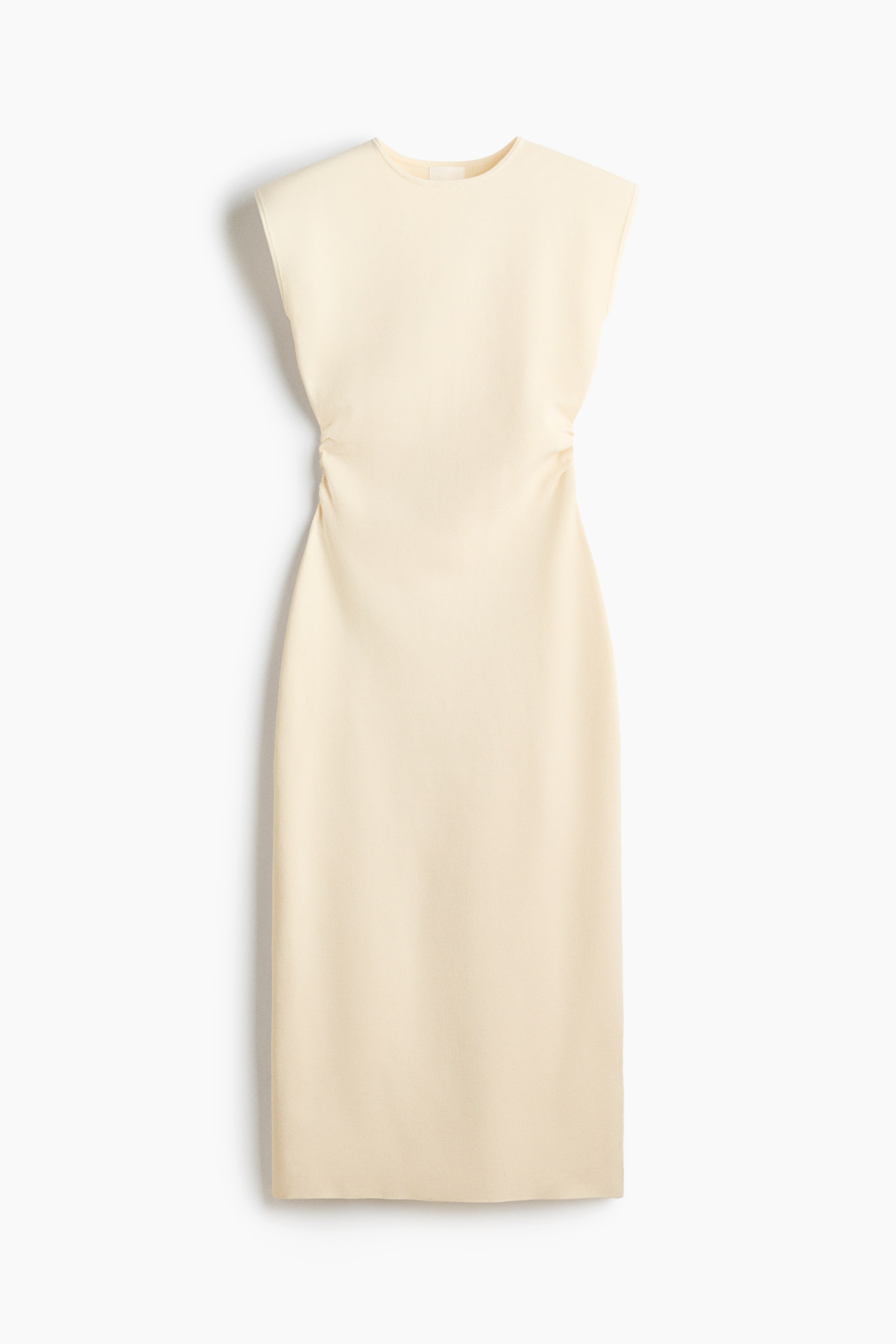 Robe midi à effet drapé
