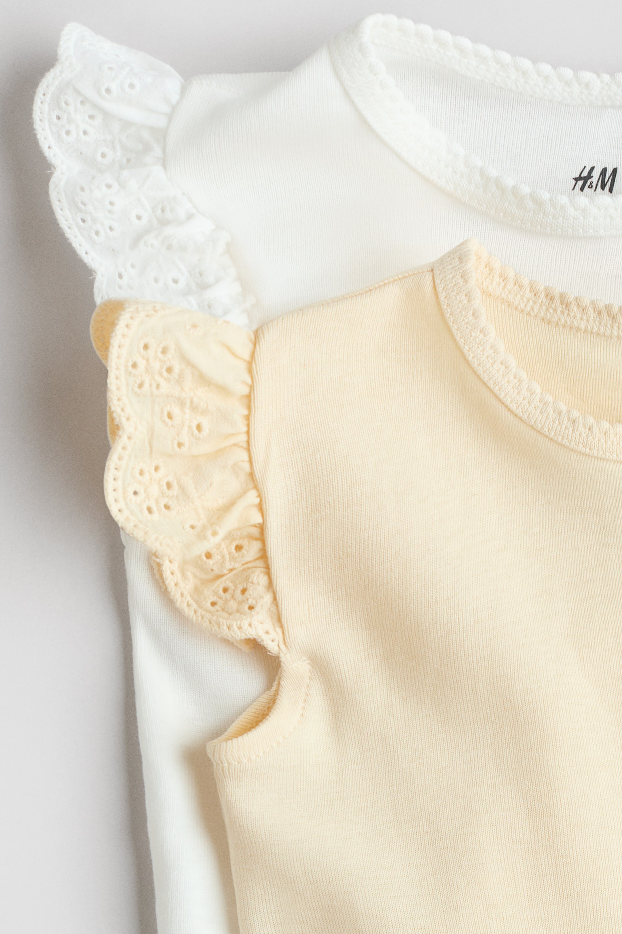 2-Pack Flutter-Sleeve Bodysuits