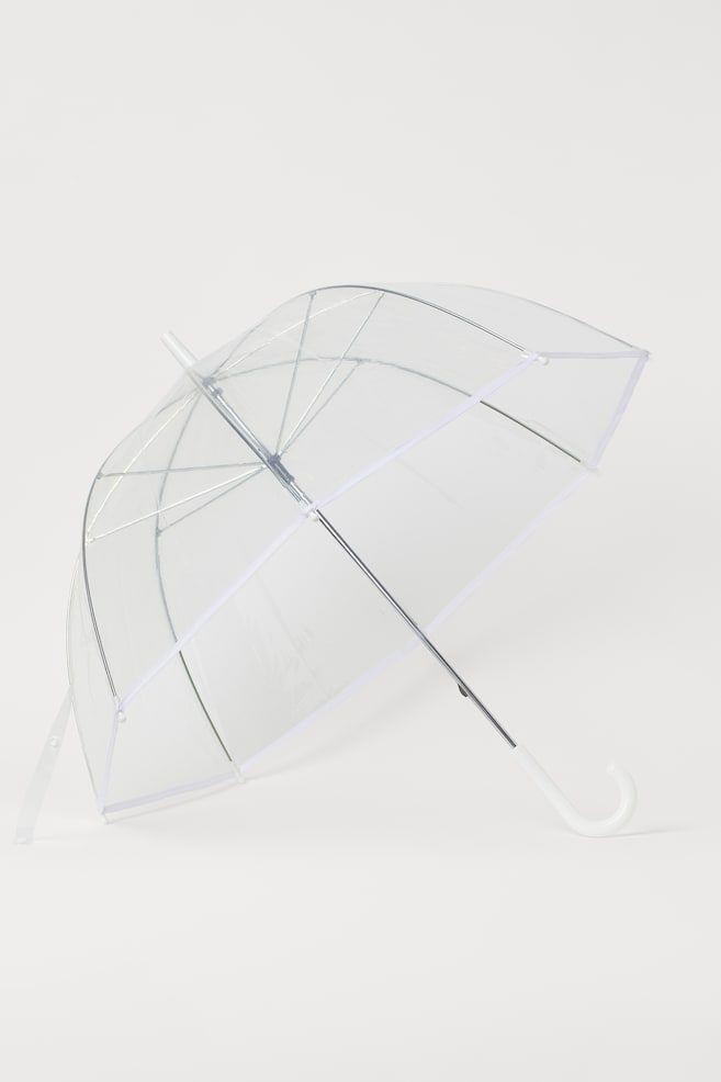 Transparent umbrella - Transparent/White/Transparent/Black/Transparent/Light pink - 3