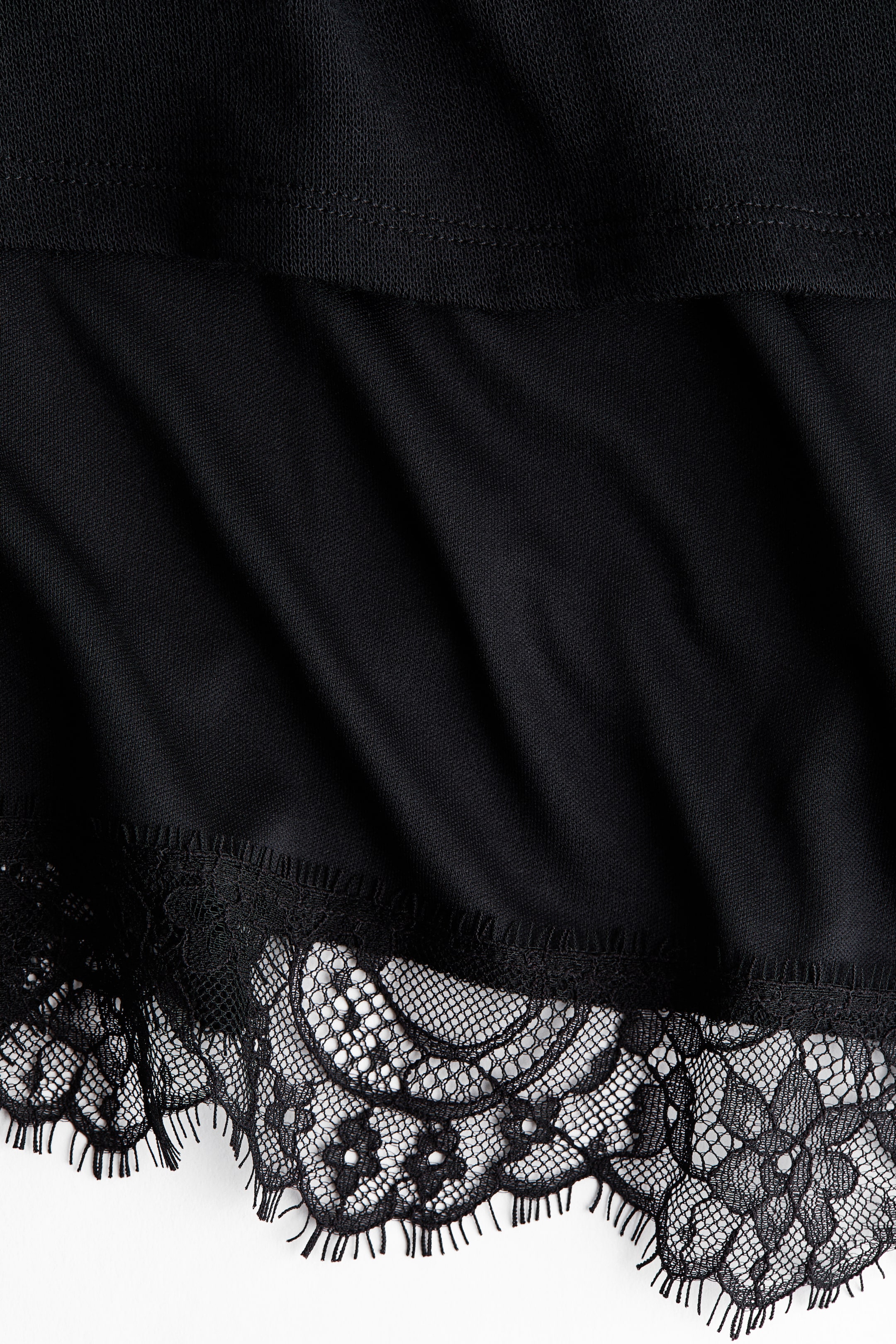 Layered Lace-Trimmed Top