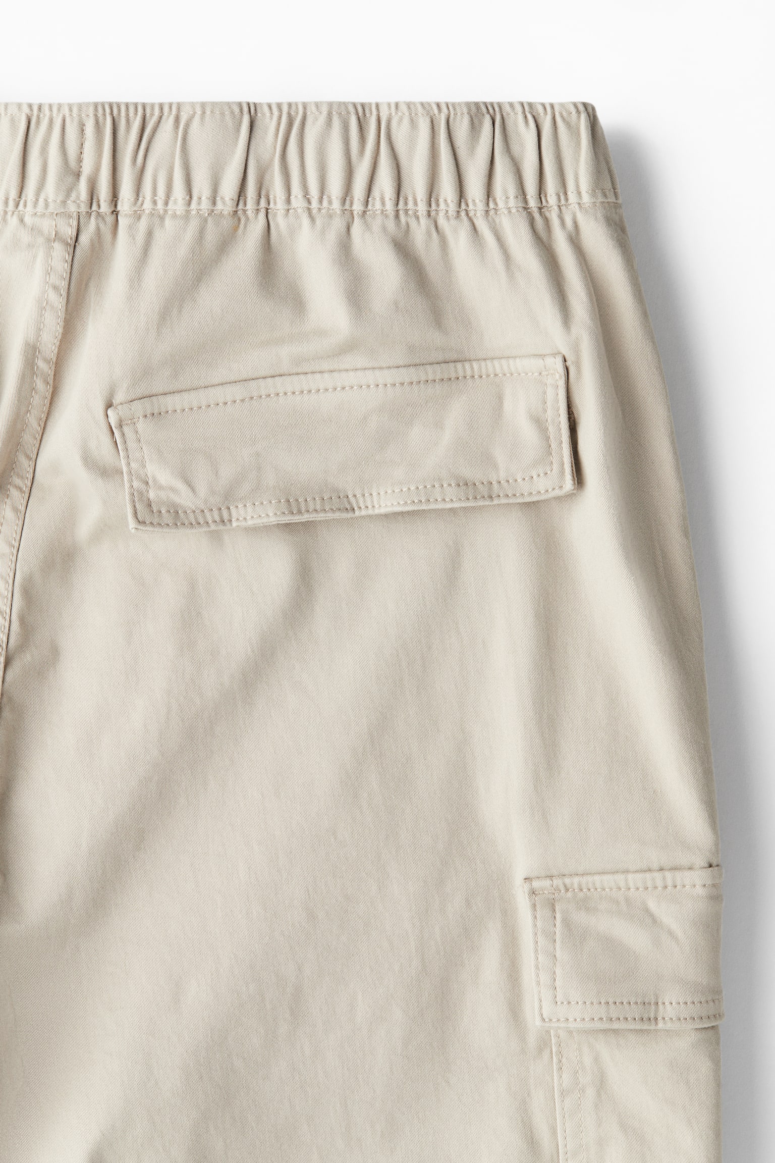 Loose Fit Cargo trousers - Light beige/Black - 5