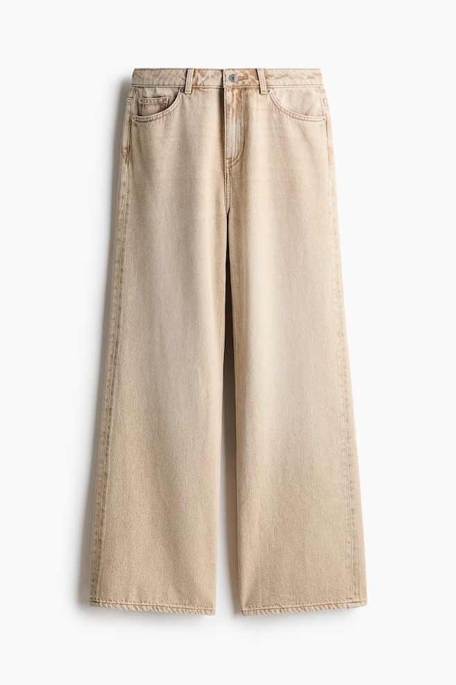 Baggy Regular Waist Jeans - Light beige/Dark denim gray/Washed denim blue/Light denim blue/Light denim blue/Light denim blue/Dusty cream/Light gray/White - 1
