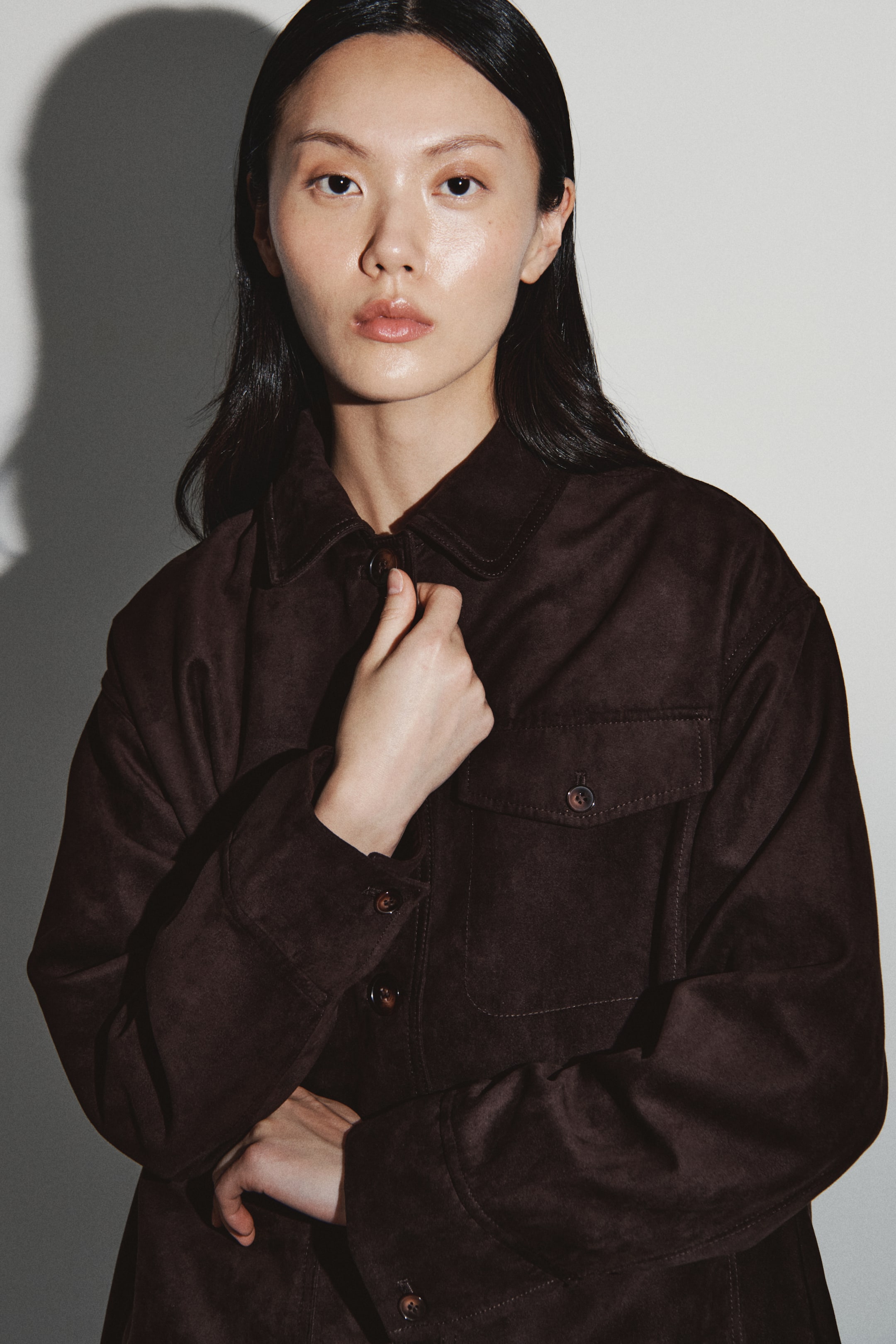 拡大画像を表示: Jacket - Dark brown - レディース | H&M JP 3