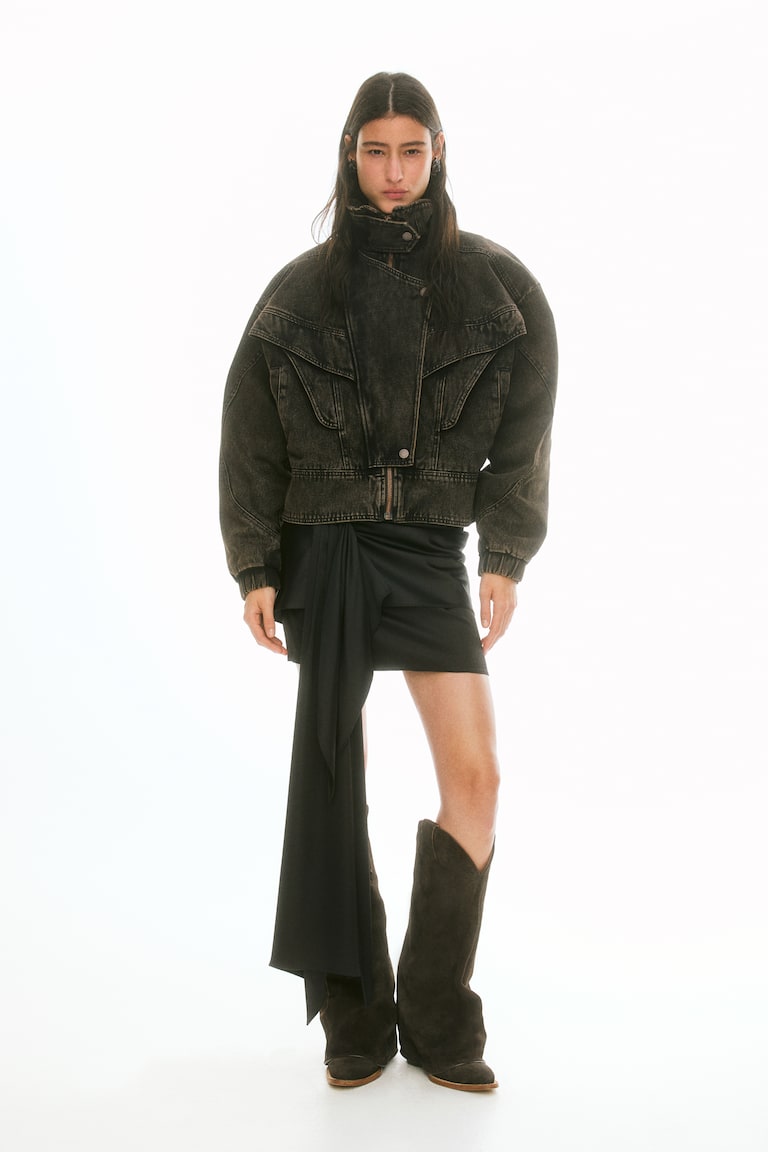 Veste volumineuse en twill