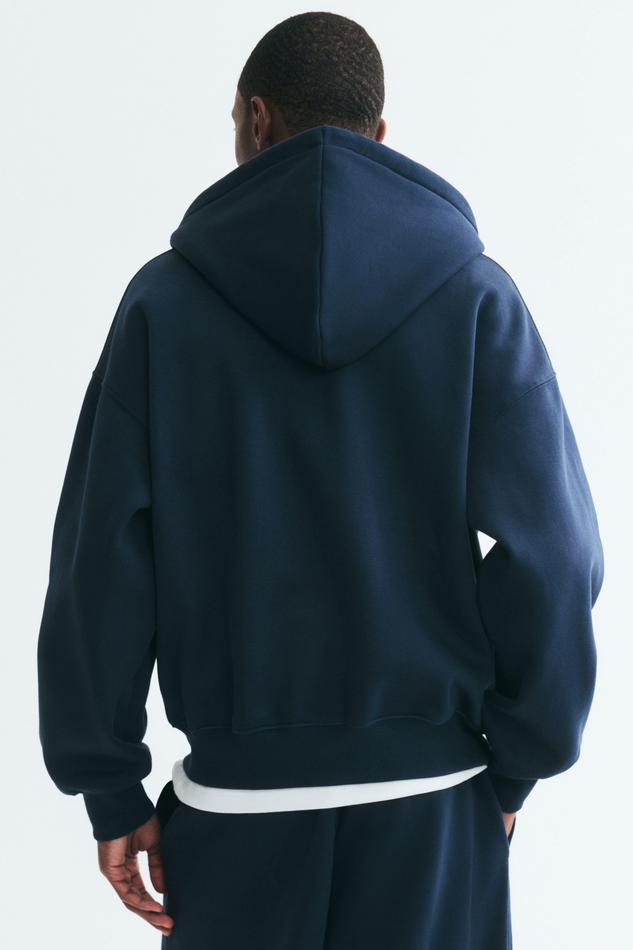 Veste à capuchon grande taille fermeture éclair