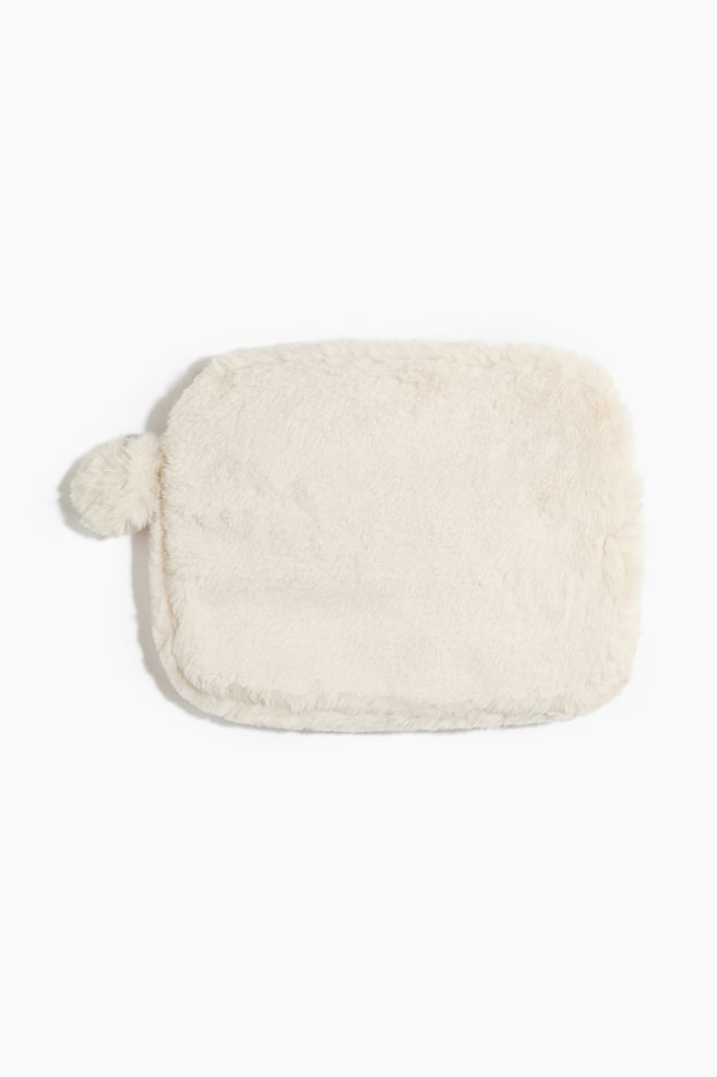 Fluffy Laptop Case - Light beige - 1