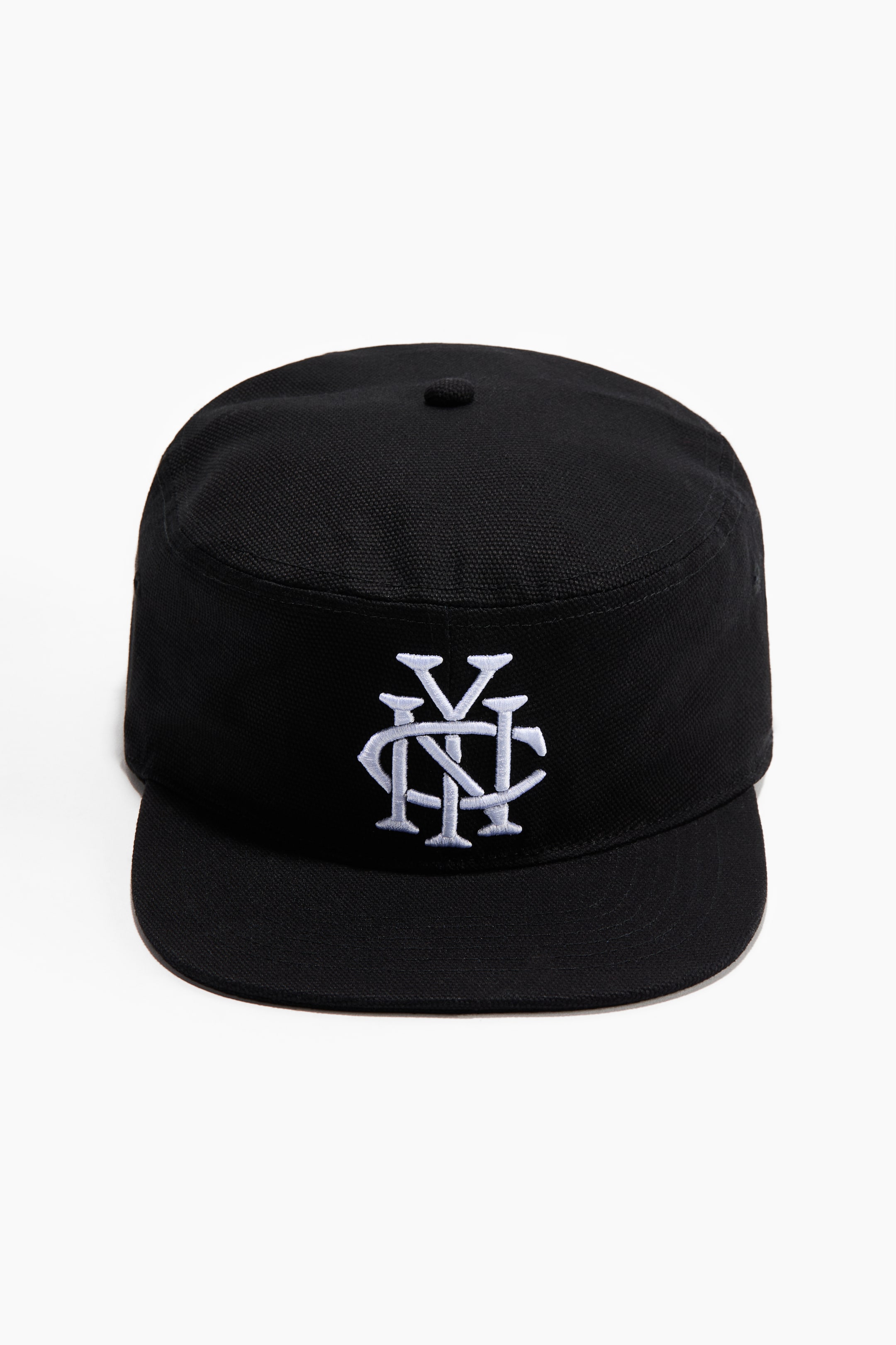 View larger image: Embroidery-motif cotton cap - Black/NYC - Men | H&M 1