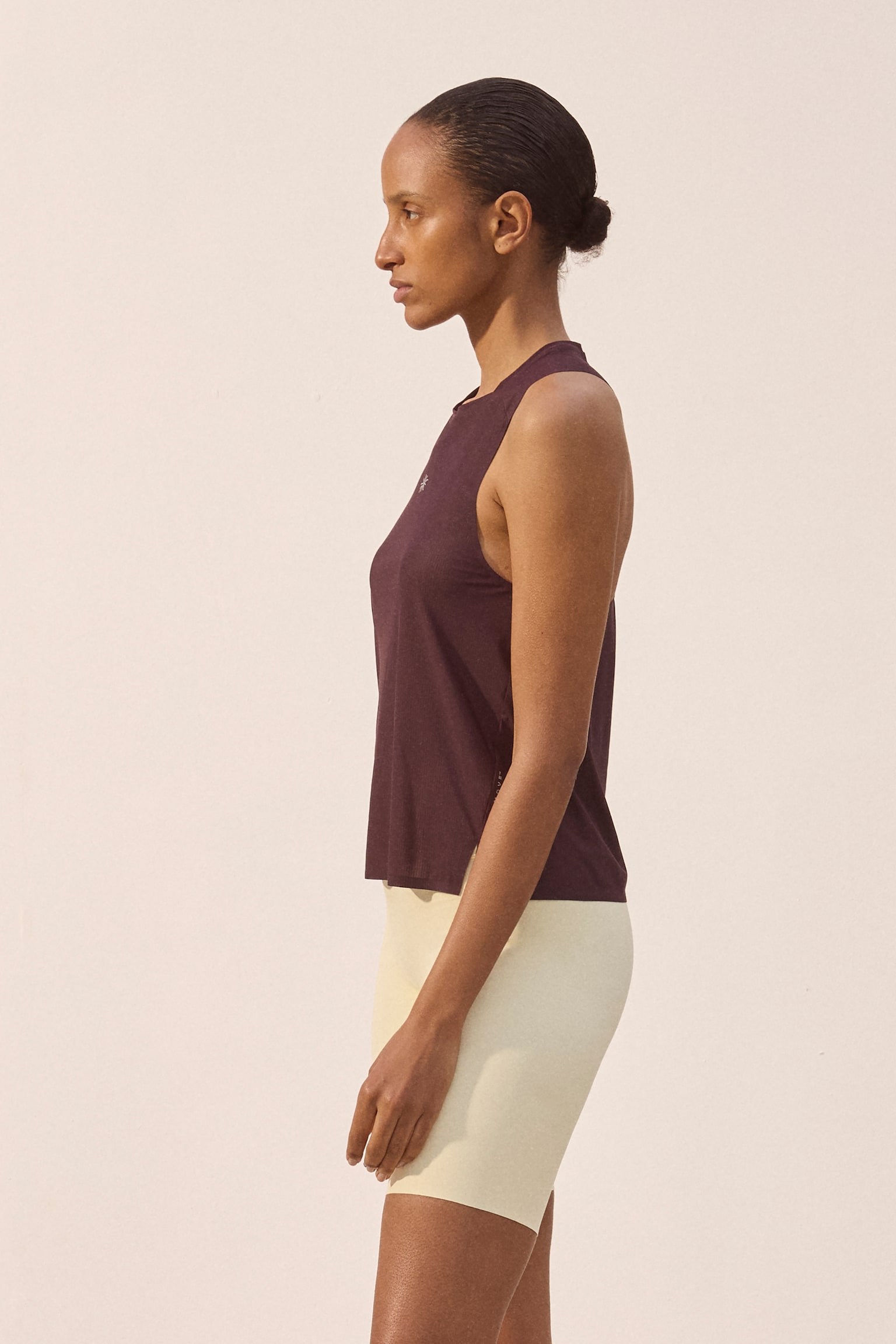 Женский топ H&M Move Running with CoolMove™, цвет: Тёмный сливовый — фото 4