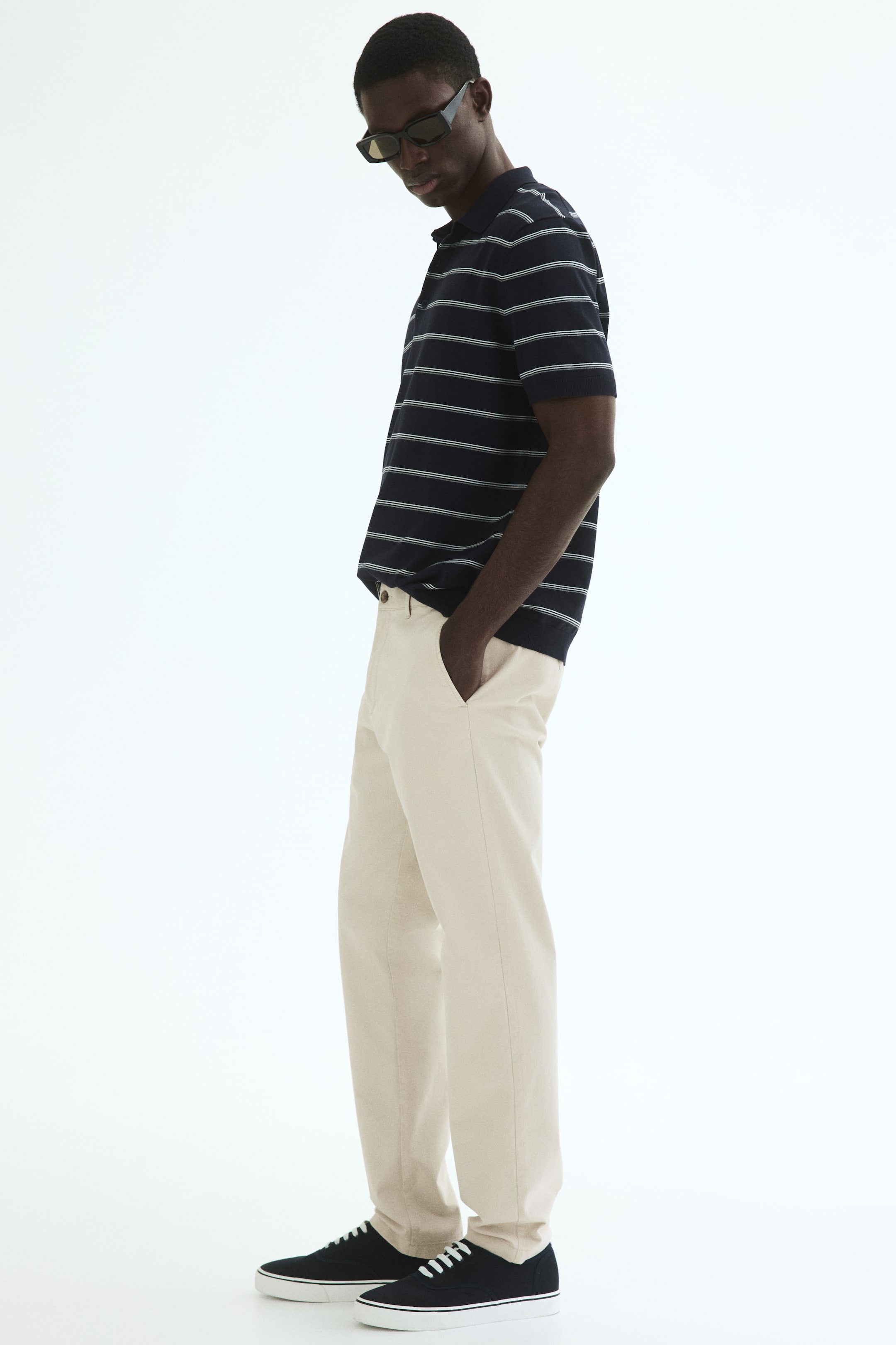 Slim-Fit Cotton Chinos