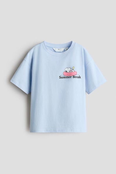 プリント コットンTシャツ