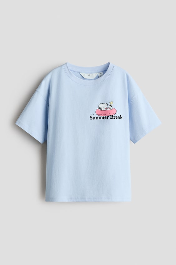 Детские футболки H&M Printed Cotton T-Shirt
