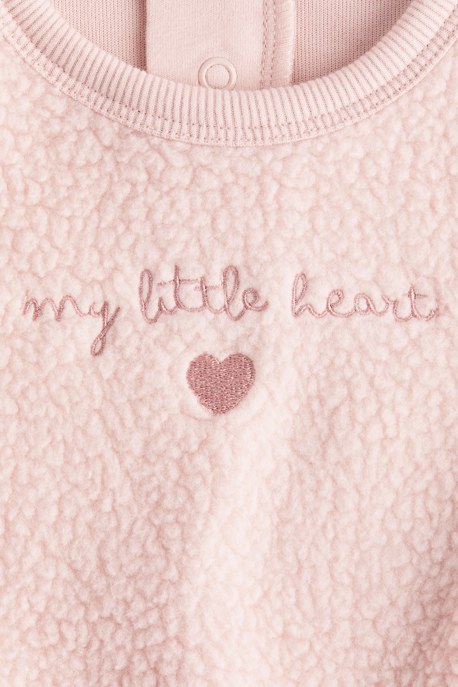 2-piece teddy and jersey set - Light pink/My Little Heart/Light beige/Bunny - 3