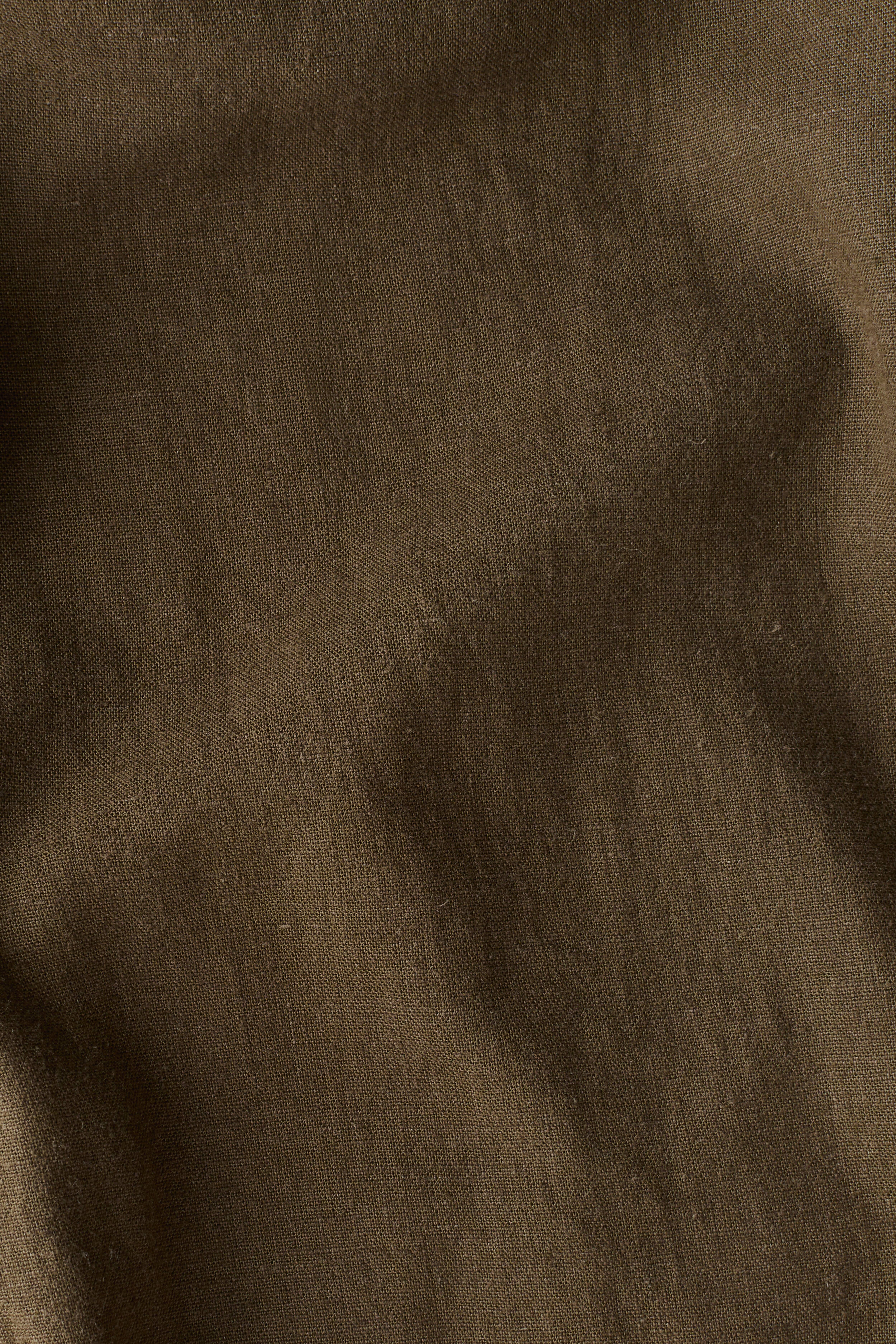 Relaxed-Fit Linen-Blend Pants