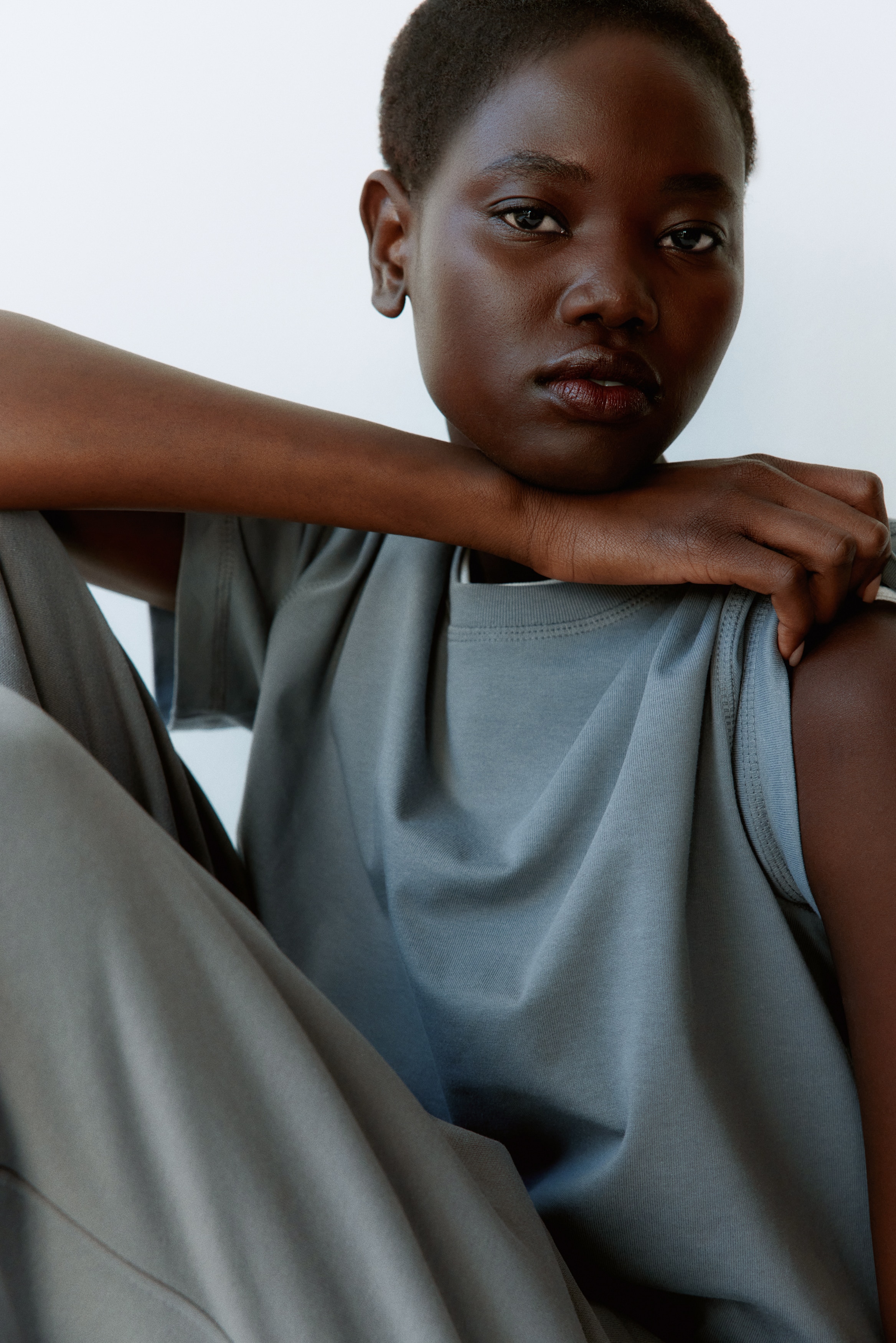 Oversized cotton T-shirt