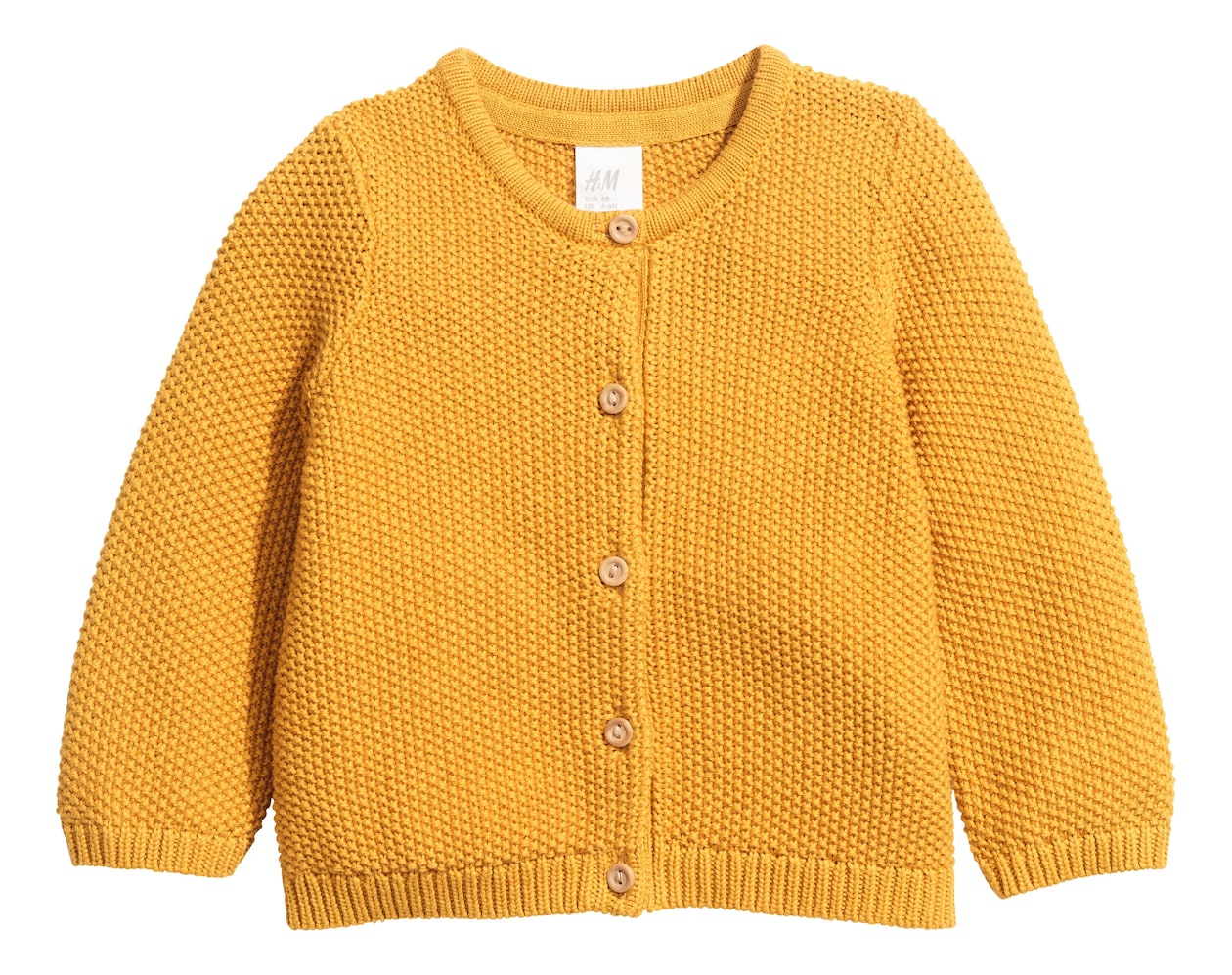 ニットカーディガン - マスタードイエロー - Kids | H&M JP