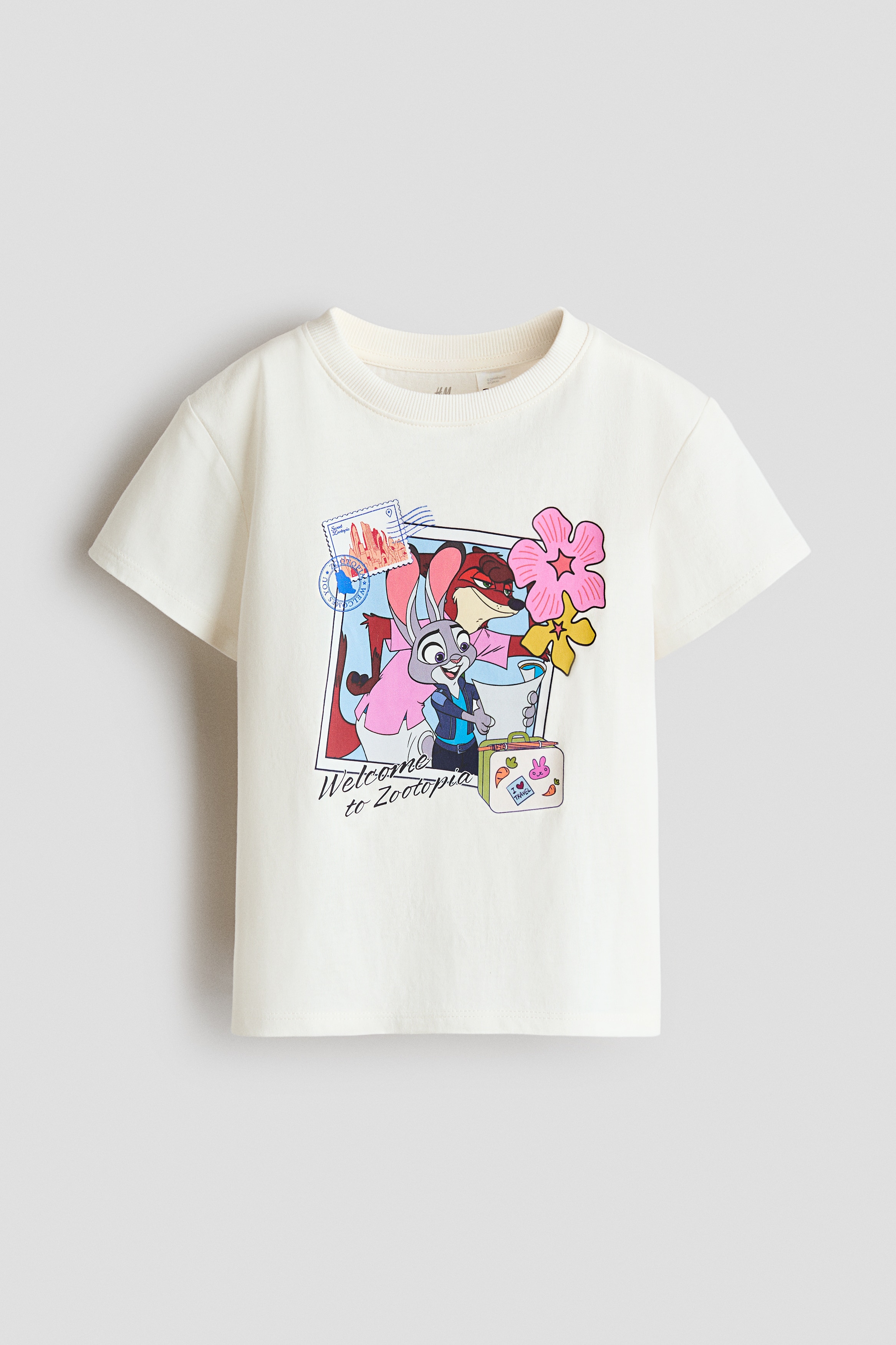 プリント コットンTシャツ