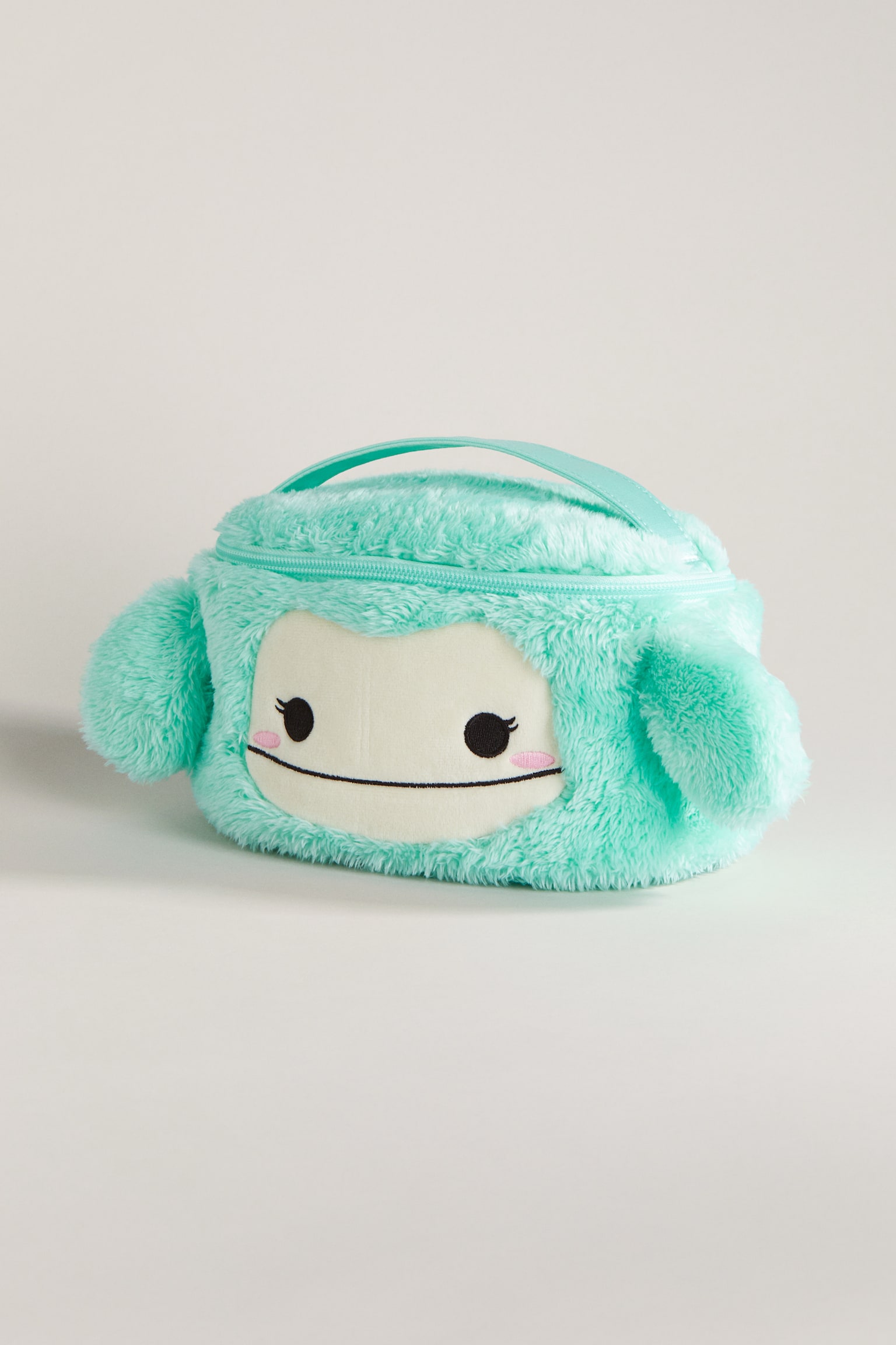 Fluffy Pencil Case - Mint green/Squishmallows - 1