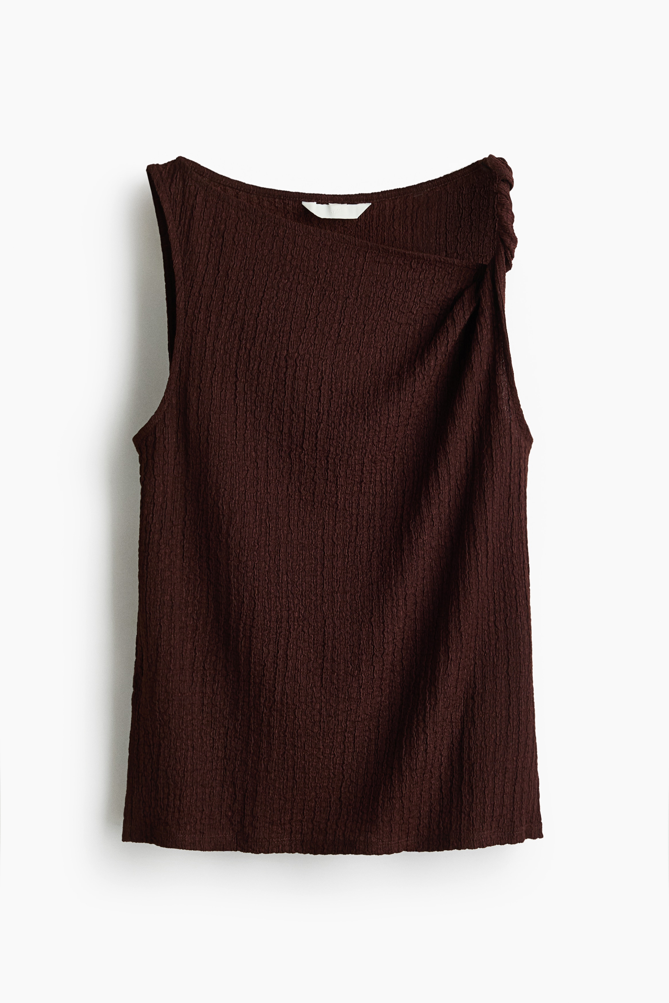 Áo có chi tiết xoắn - Màu nâu đậm/Màu xanh kaki đậm/Màu trắng/Chấm bi