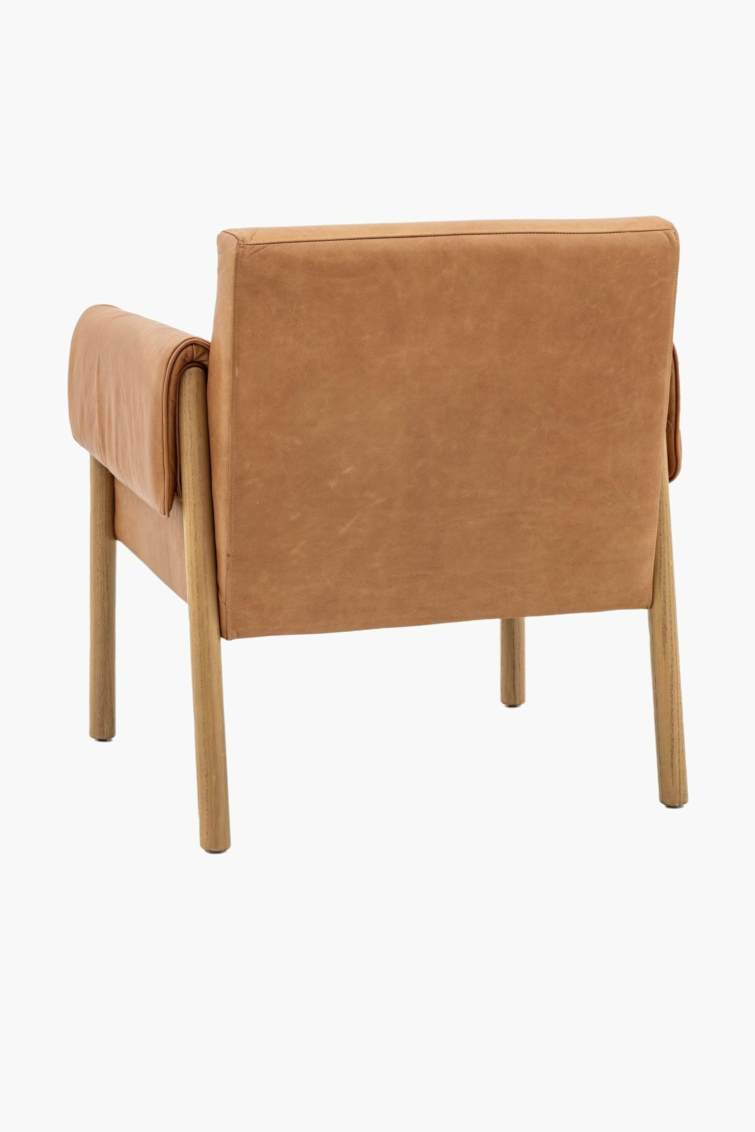 Leather Armchair - Tan - 4