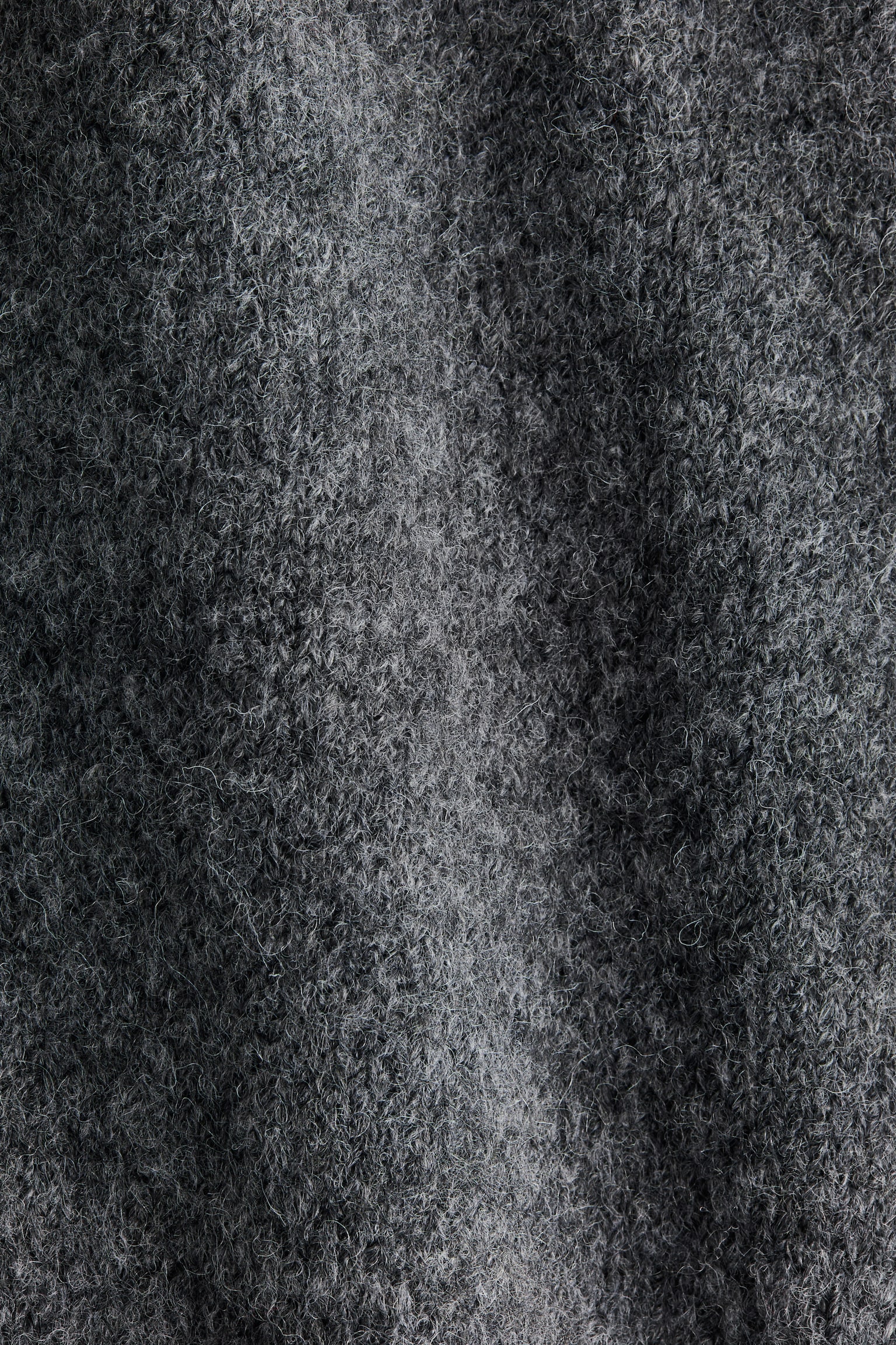 Suéter oversized - Gris jaspeado oscuro/Rojo/Café oscuro/Crema - 5