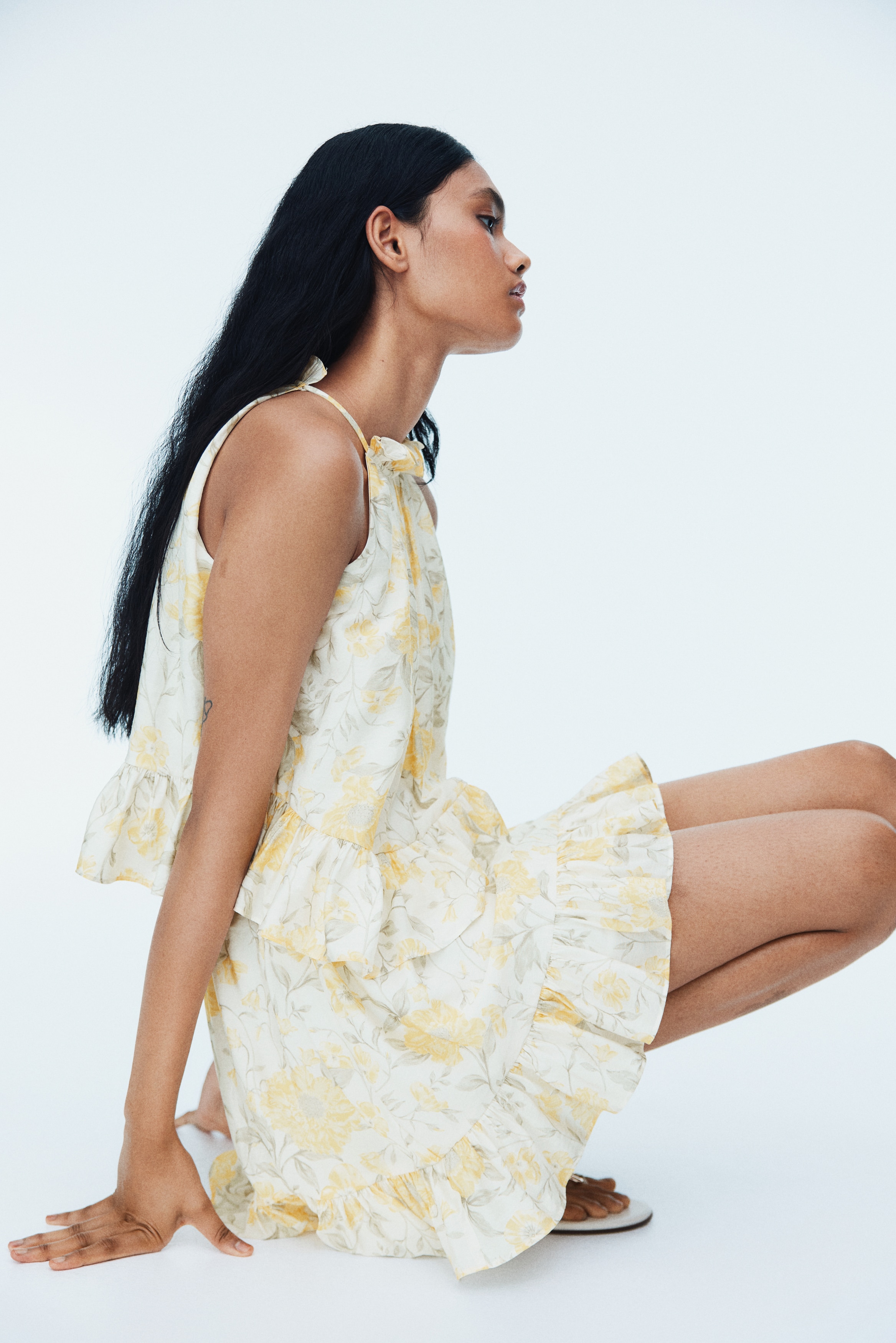 Frill-trimmed skirt