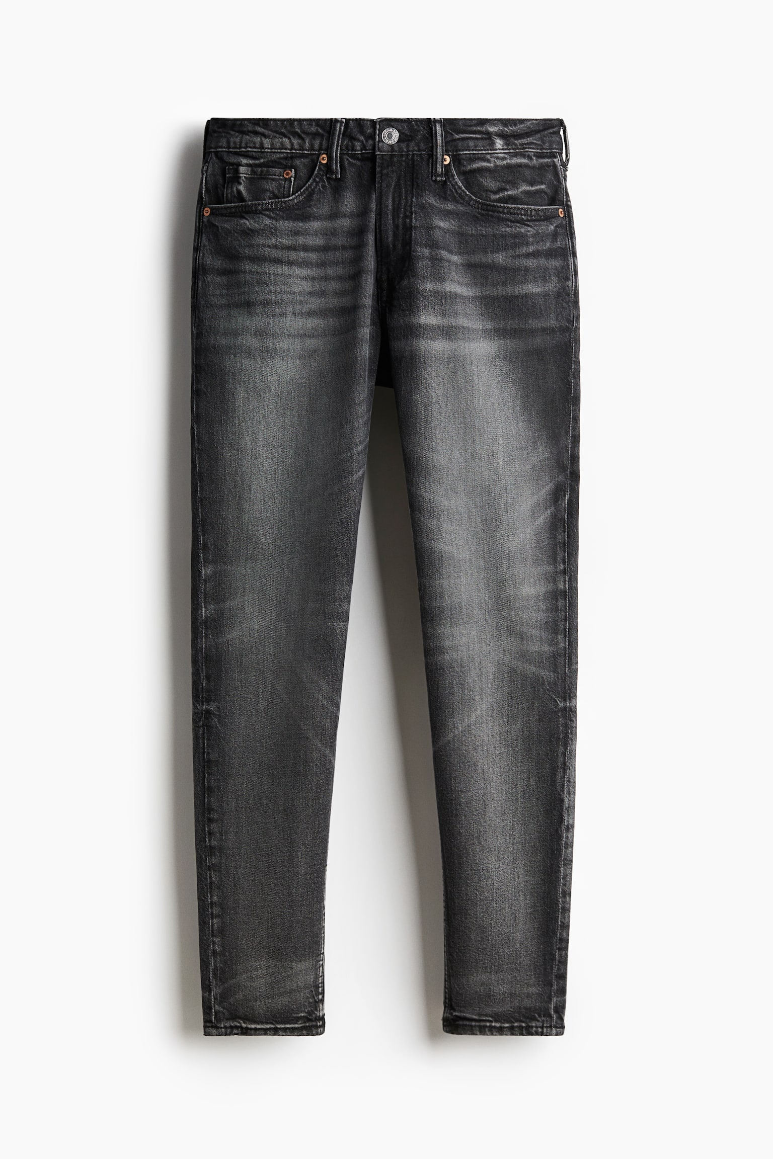 Regular Tapered Jeans - Gris foncé/Bleu denim/Noir/Gris denim/Bleu denim clair/Gris denim foncé - 2