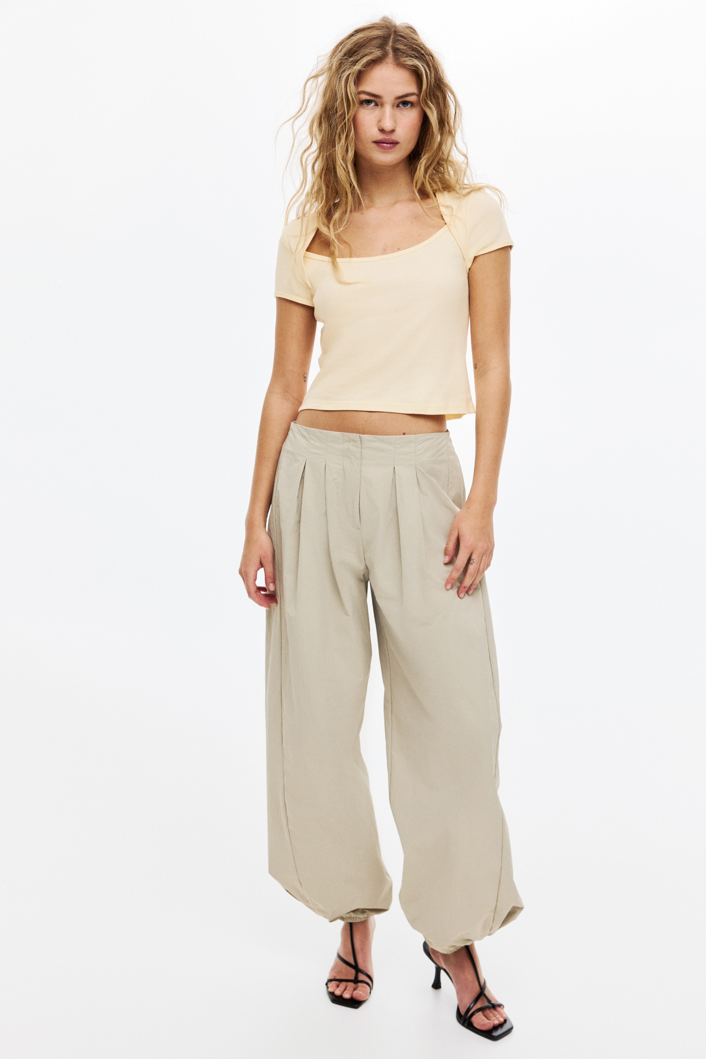 Scoop-Neck Cotton Top from H&M - $6.49