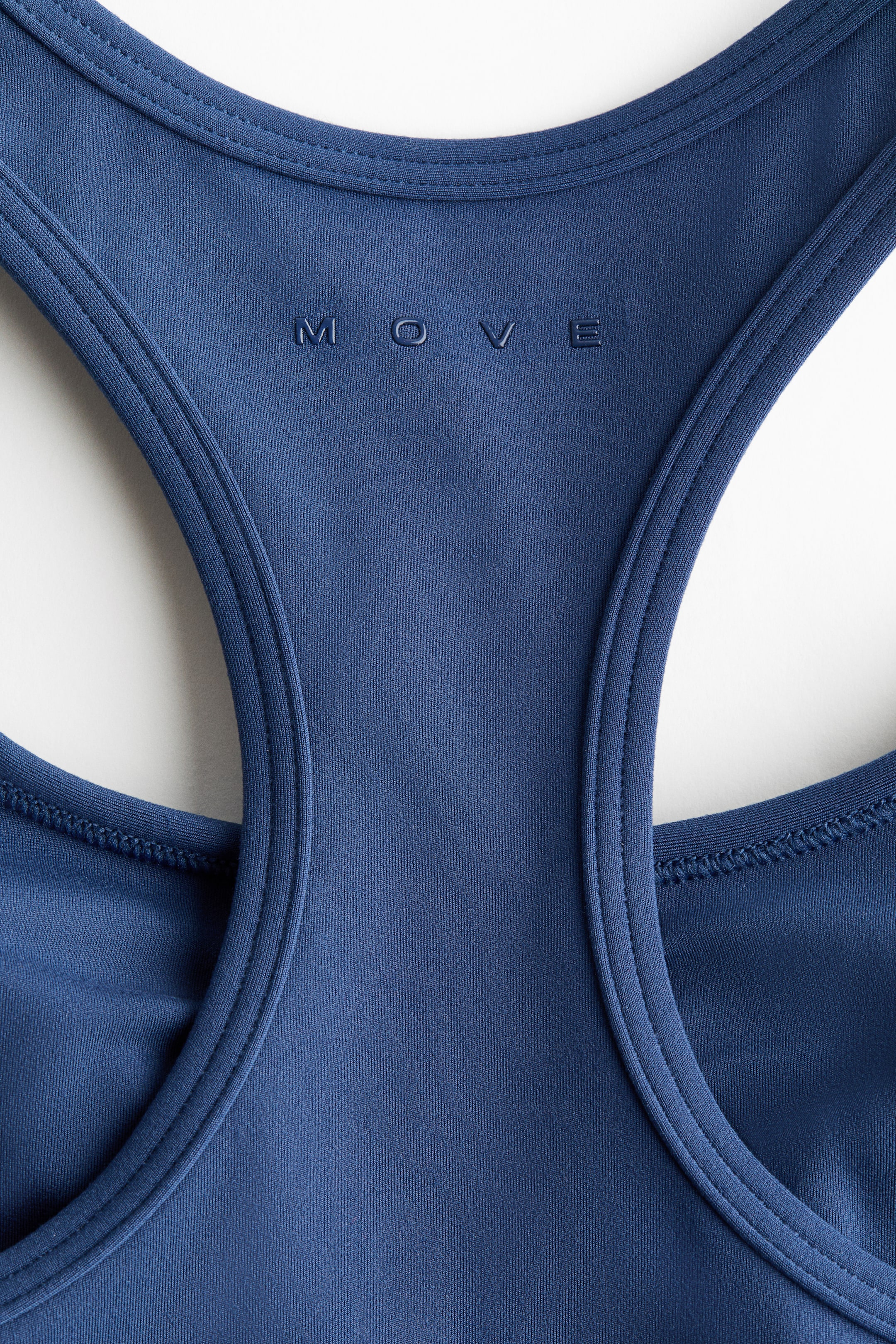 Ampliar la imagen: Top deportivo Medium Support con SoftMove™ - Azul acero - Ladies | H&M MX 2