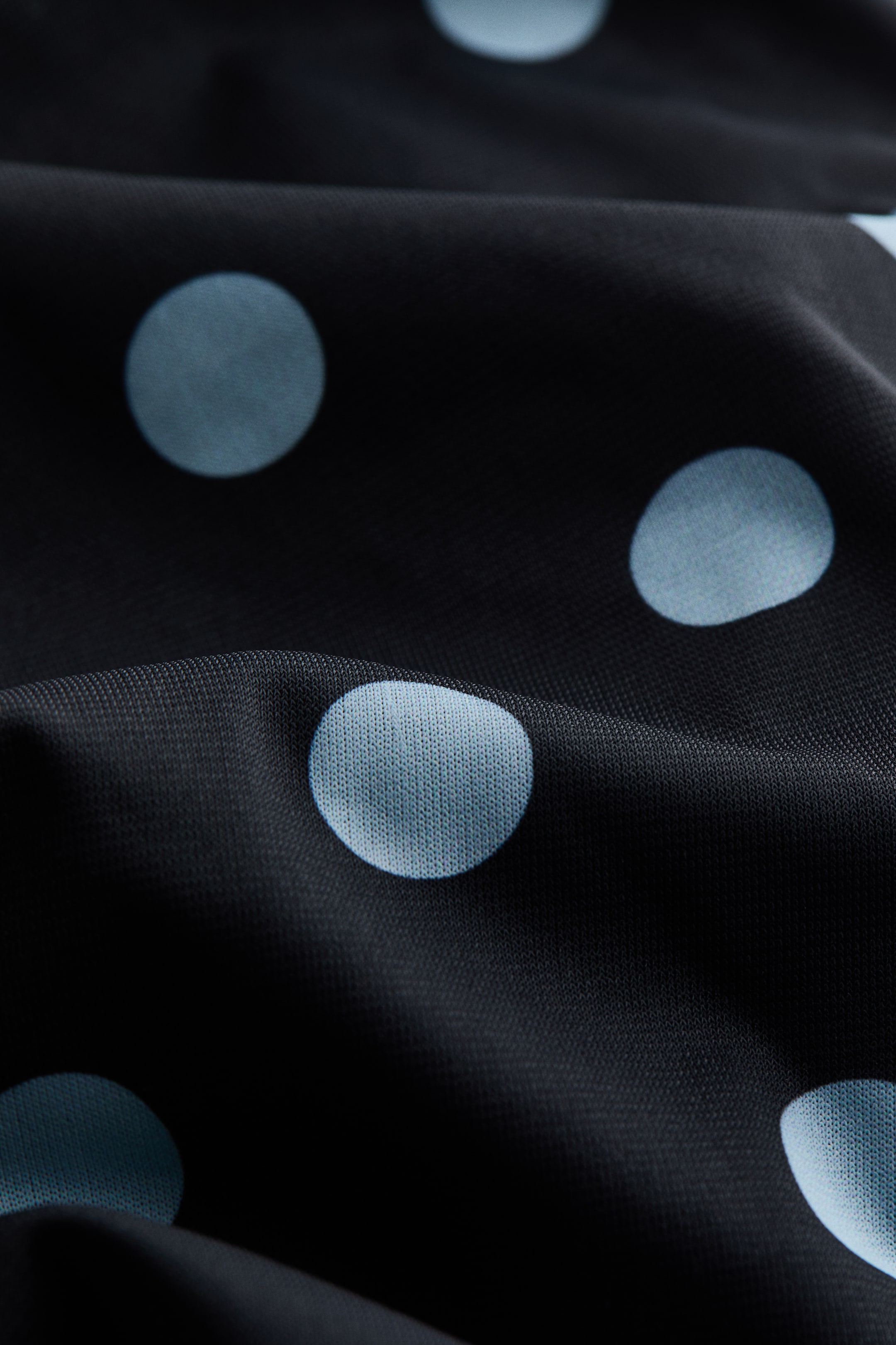Draped Bubble-Hem Top
