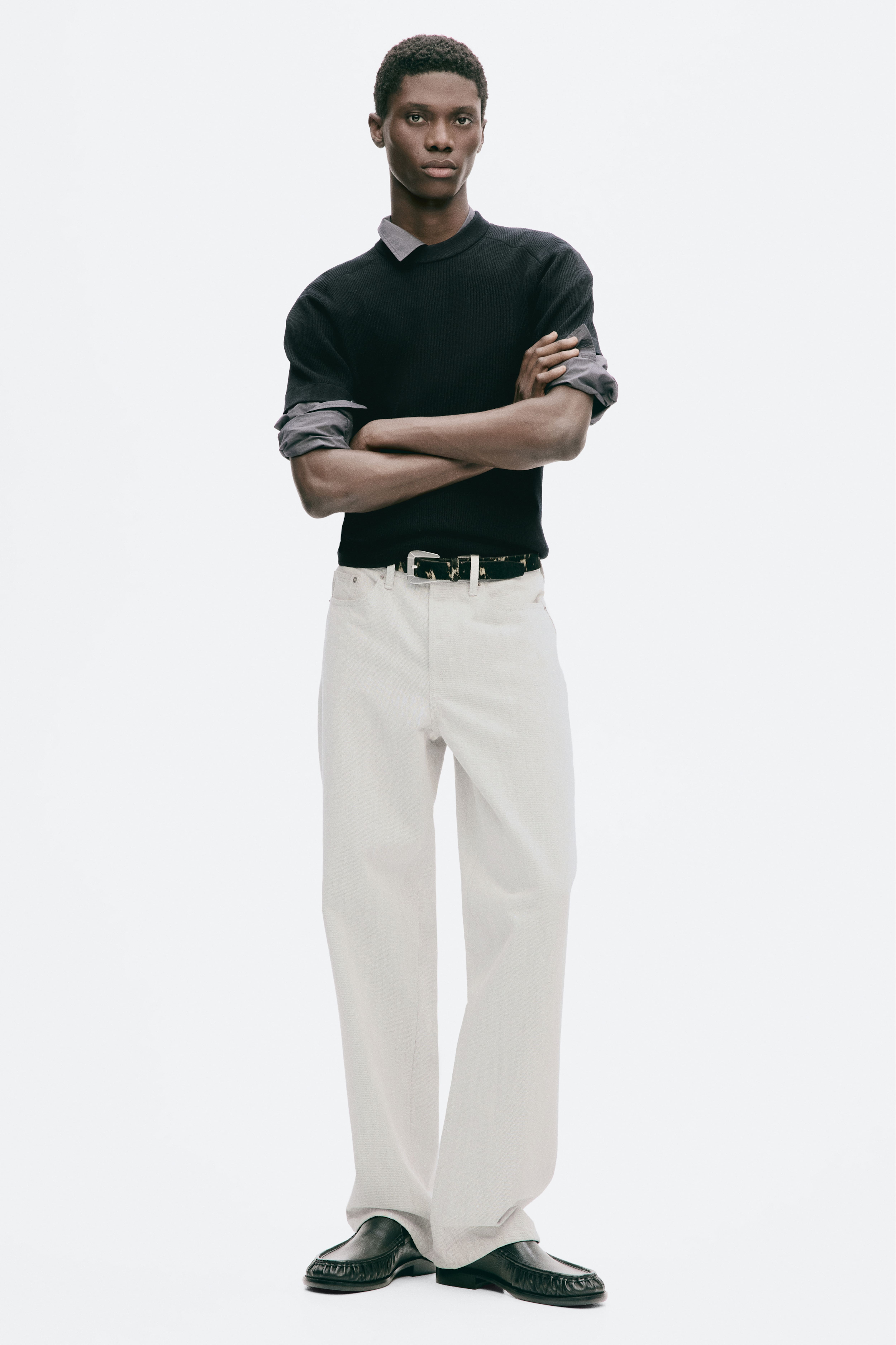 Slim-Fit Knit Wool-Blend T-Shirt