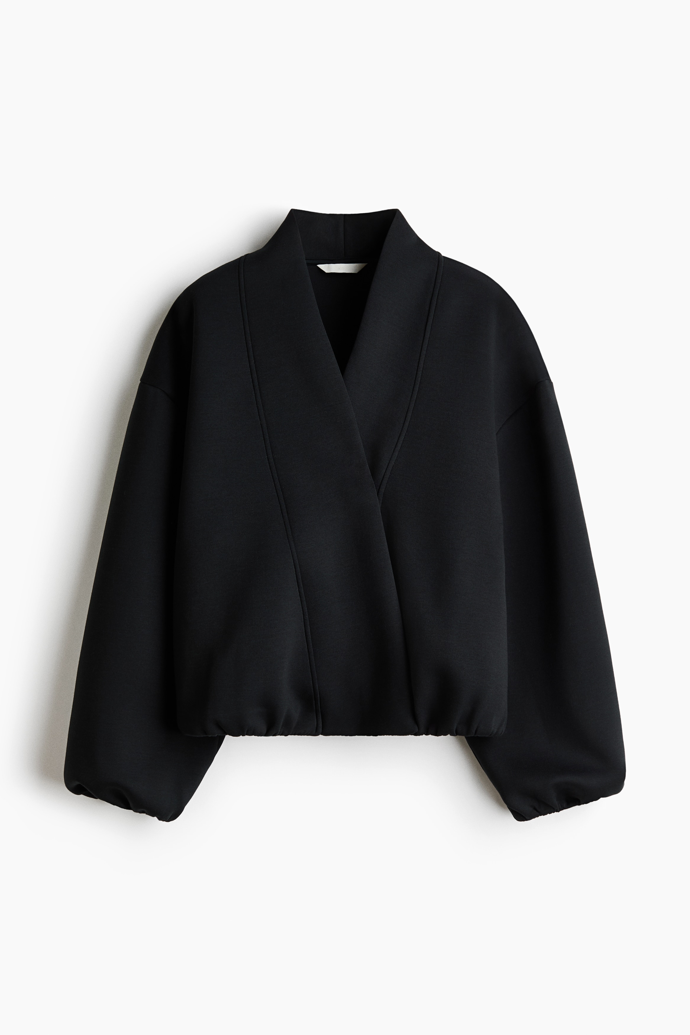 Scuba blouson jacket - Black