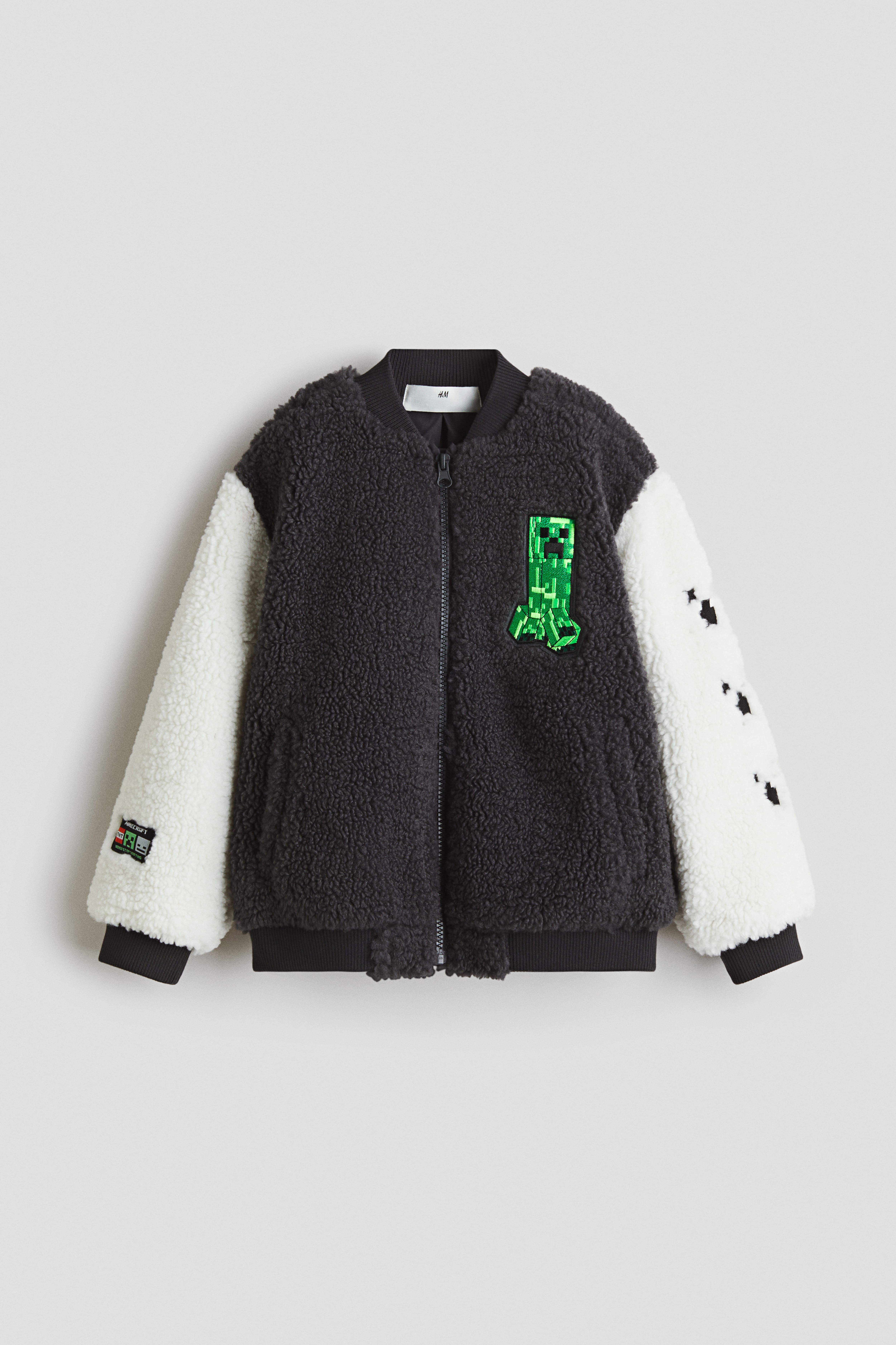Teddy Fleece Bomber Jacket