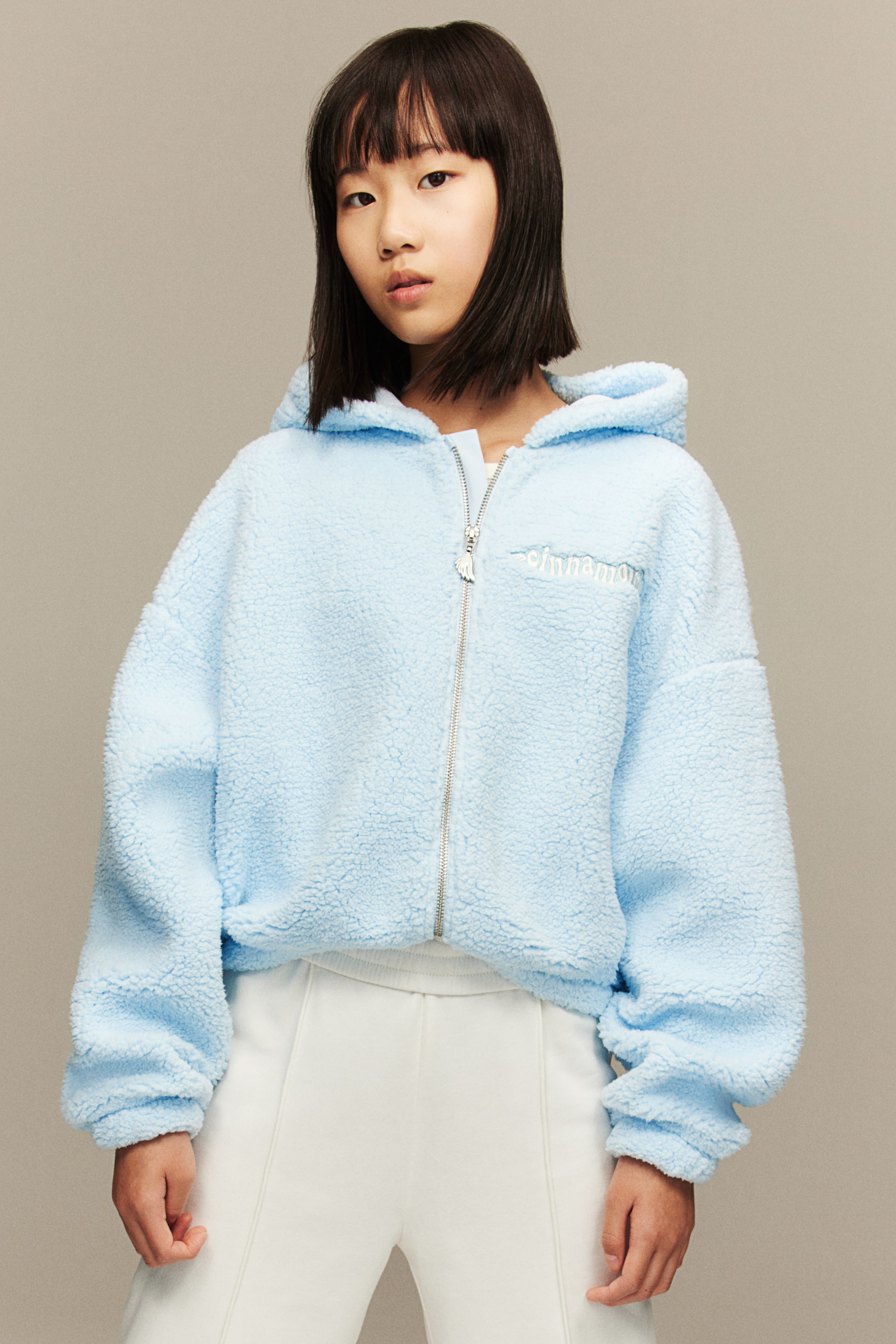 Teddy Fleece Hooded Jacket