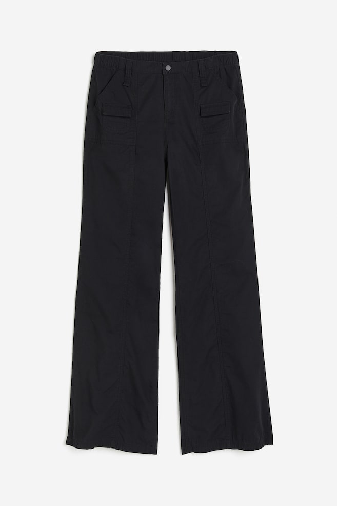 Pantalon cargo en toile - Noir/Gris foncé/Gris/Beige clair/Beige clair - 2