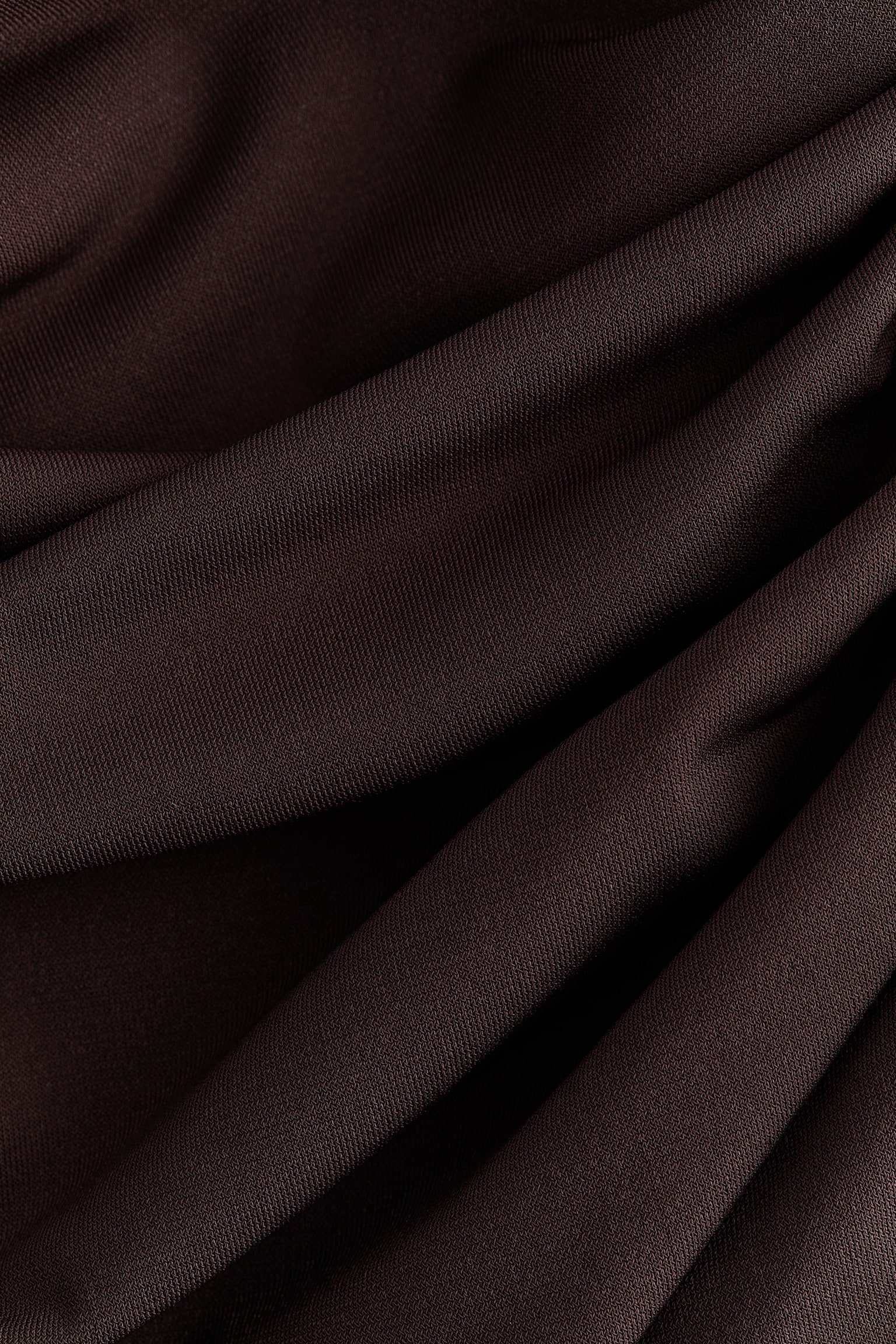 Женское платье H&M Draped Cutout, цвет: Тёмный коричневый — фото 7