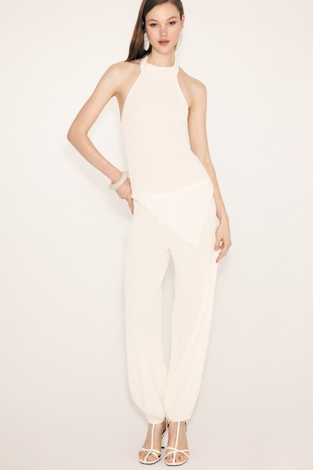 Crinkled Halterneck Top - image 4