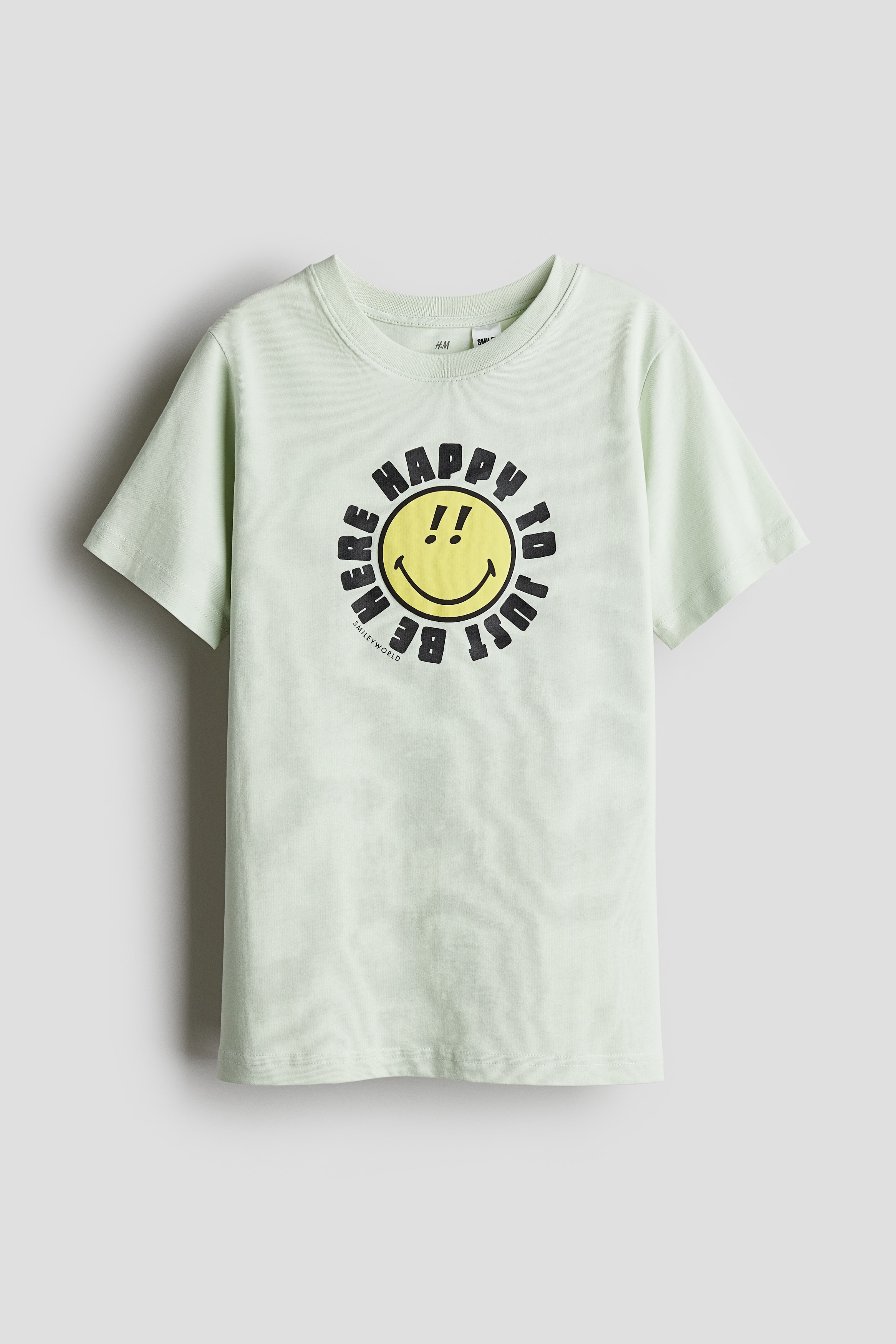 圖案T恤 - 淺綠色/SmileyWorld®/黑色/PlayStation/白色/海綿寶寶/淺黃色/SmileyWorld®/白色/加菲貓